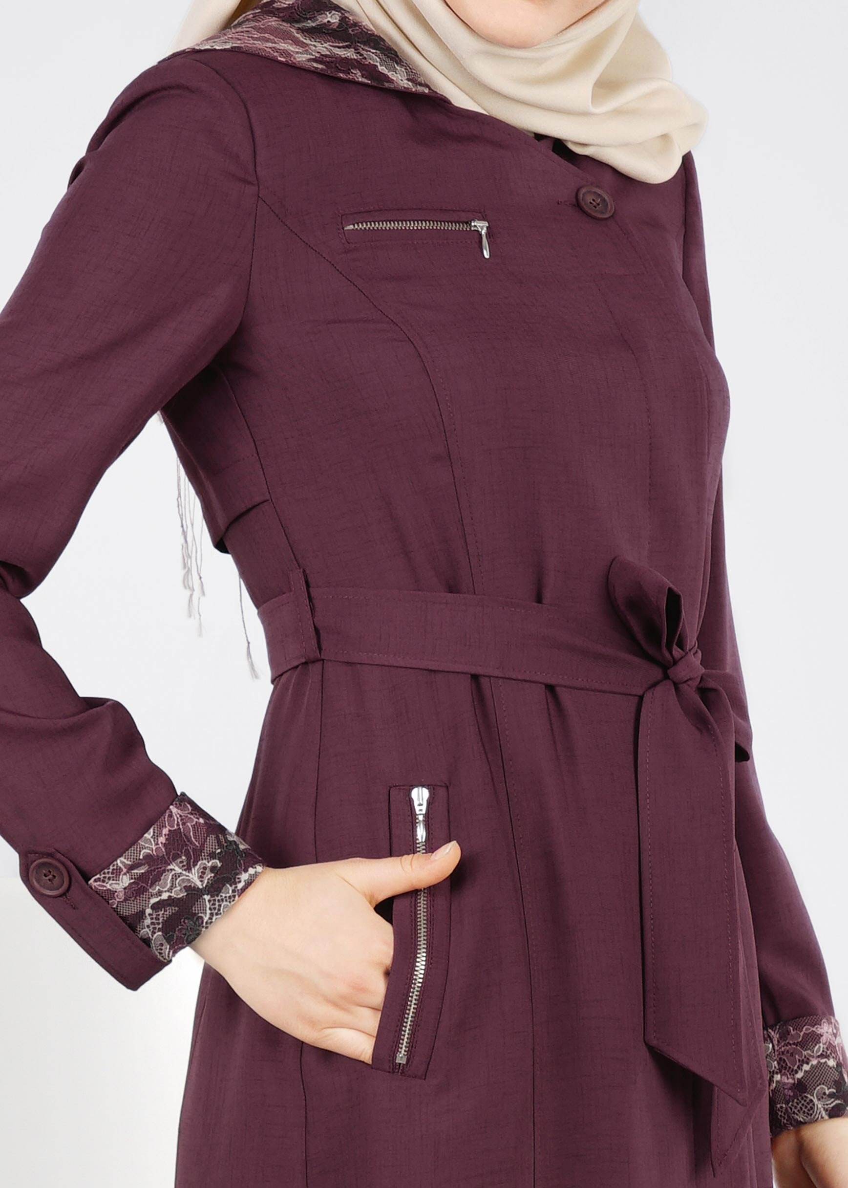 Tesettür giyim MÜRDÜM 1033 YOGA PARDESÜ 36/44