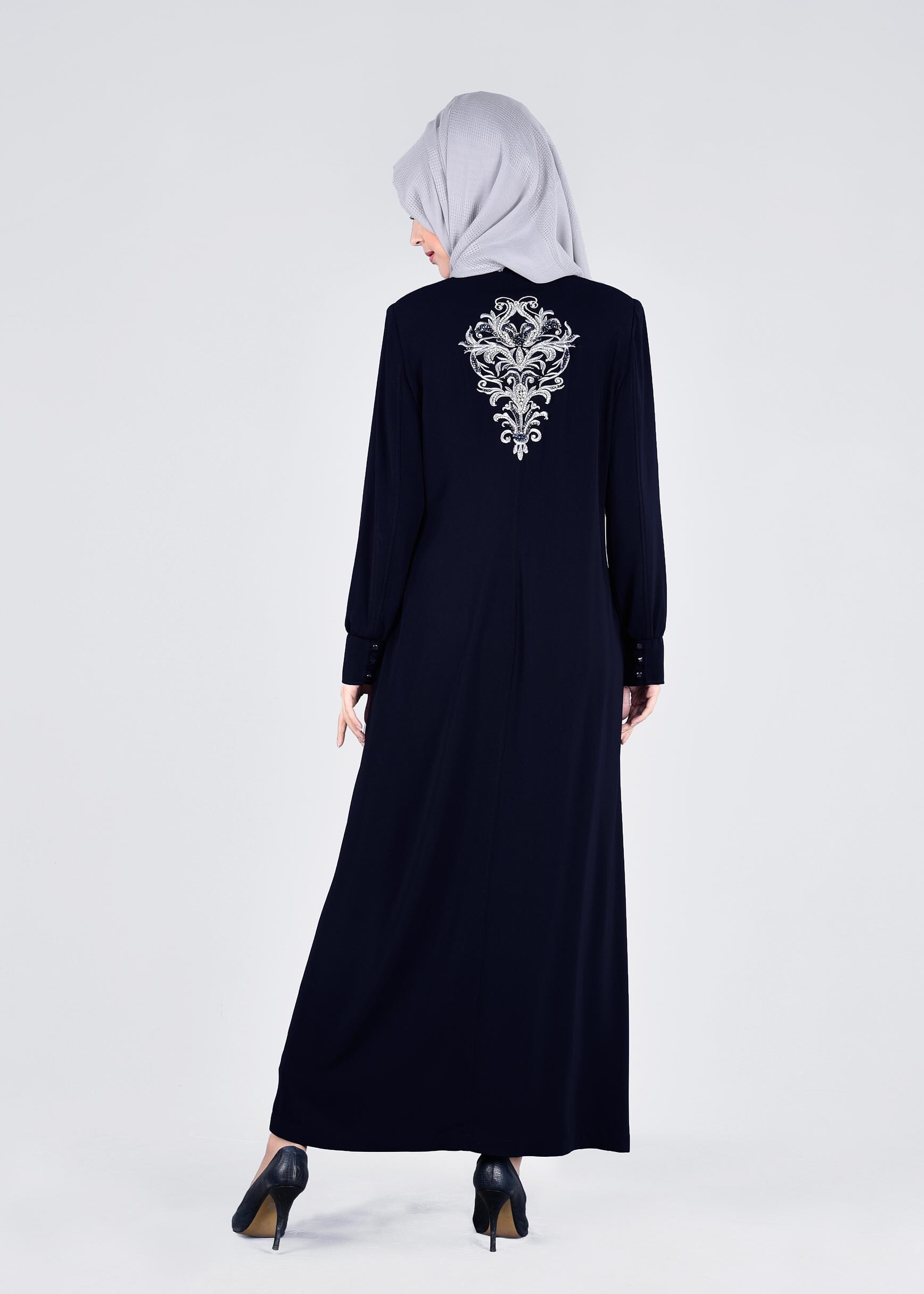 Tesettür giyim LACİVERT 1037 VİRONA PARDESÜ 42/50 TEK40