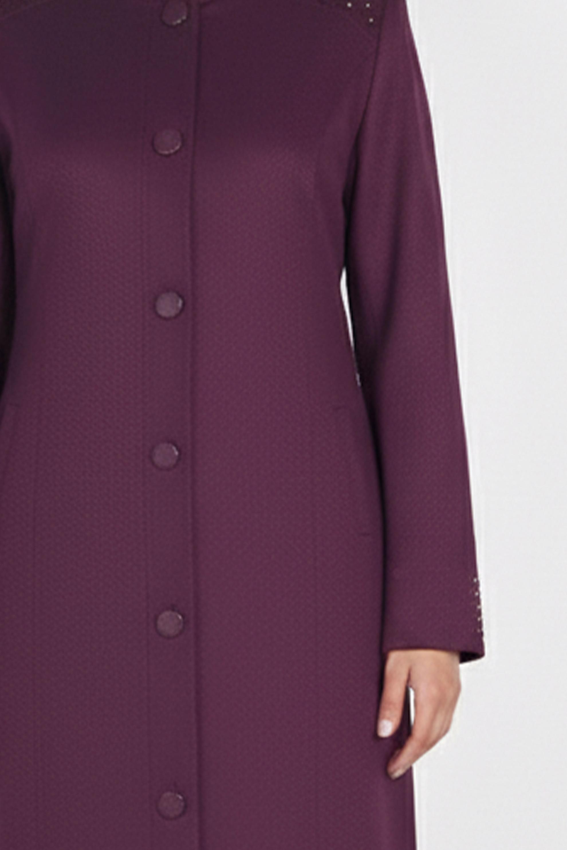 Tesettür giyim MÜRDÜM OMUZLARI TAŞ DETAYLI PARDESÜ 1040