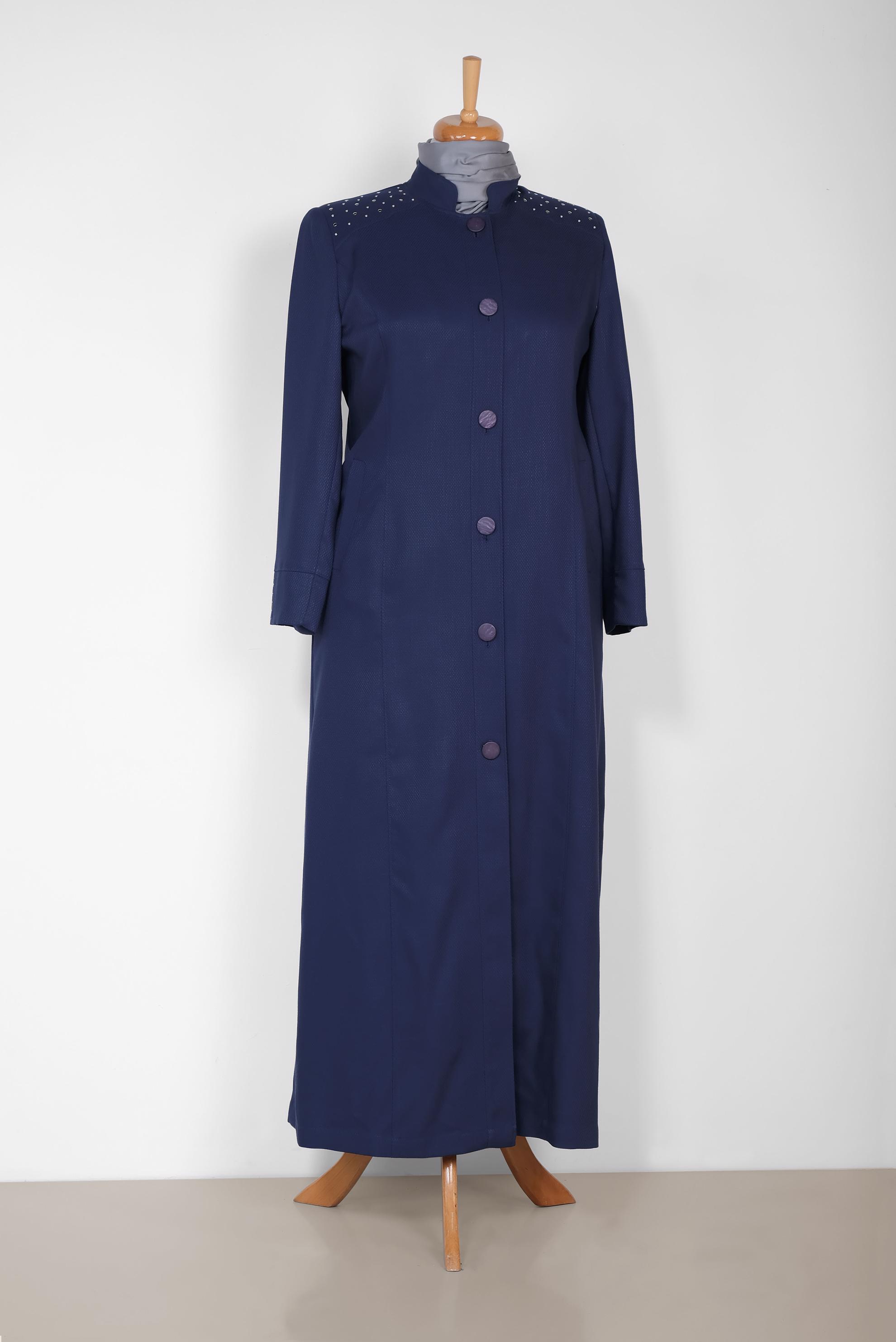 Hijab clothing NAVY BLUE 1040 SHADOW PARDESÜ 46/54 TEK44