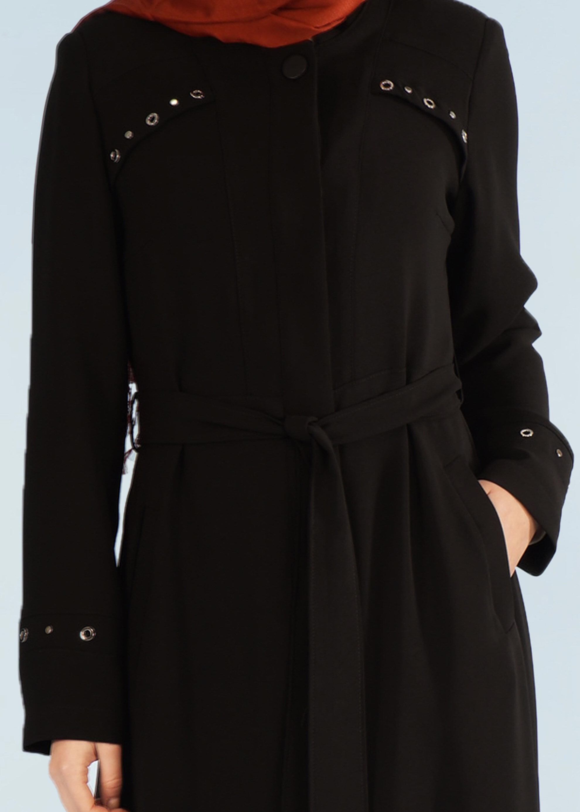 Tesettür giyim SİYAH 1047 NEW SUZANNA PARDESÜ 40/48 TEK38