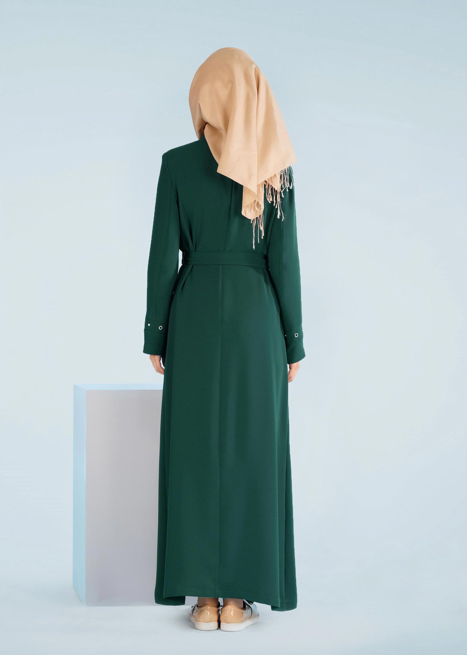 Tesettür giyim YEŞİL 1047 NEW SUZANNA PARDESÜ 40/48 TEK38