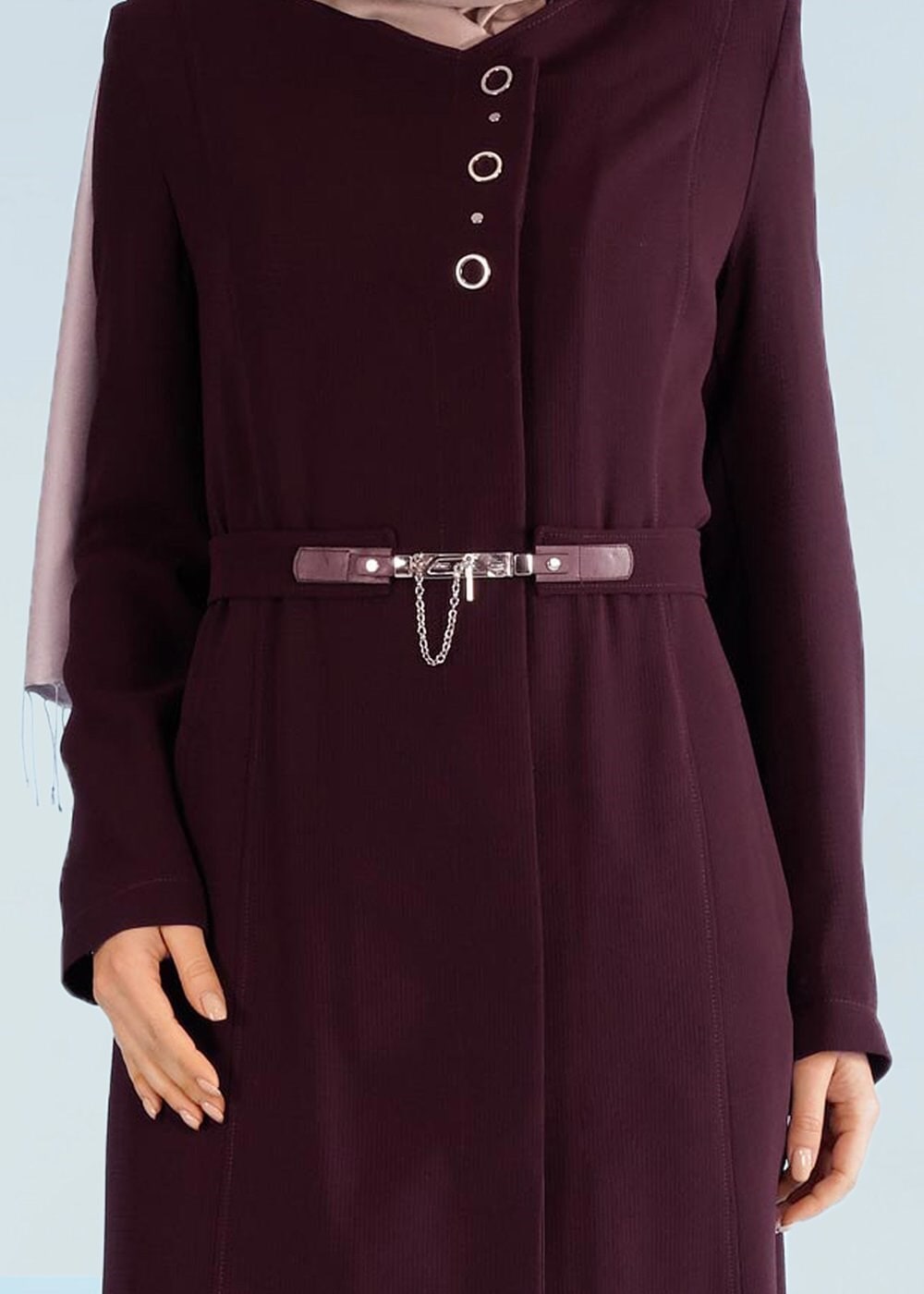 Tesettür giyim MÜRDÜM 1049 ORLANDO TESETTÜR PARDESÜ 40/48 TEK42