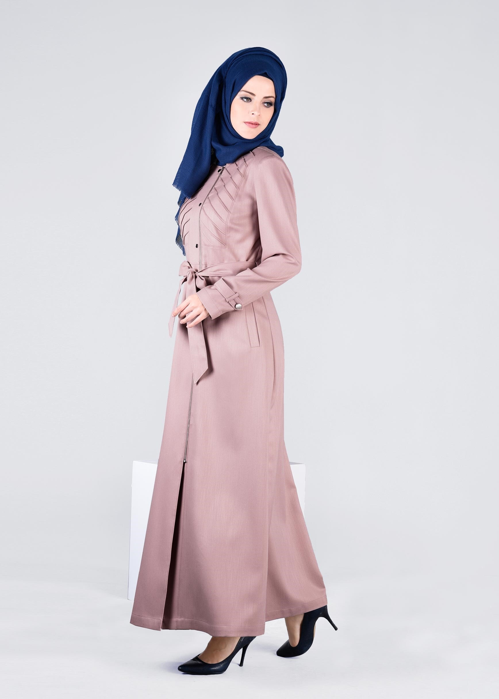Tesettür giyim PUDRA 1052 TAYLOR PARDESÜ 40/48 TEK38