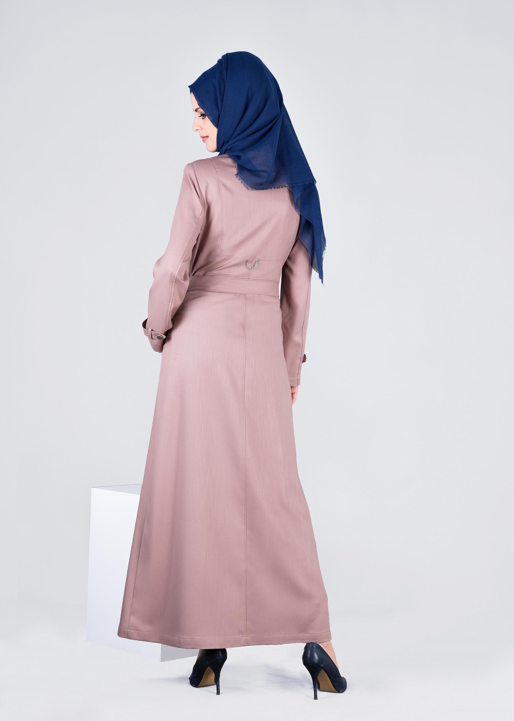 Tesettür giyim PUDRA 1052 TAYLOR PARDESÜ 40/48 TEK38