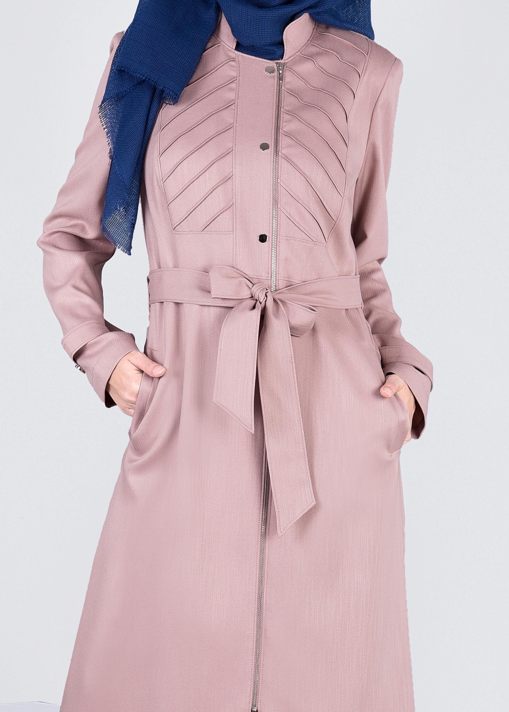 Tesettür giyim PUDRA 1052 TAYLOR PARDESÜ 40/48 TEK38