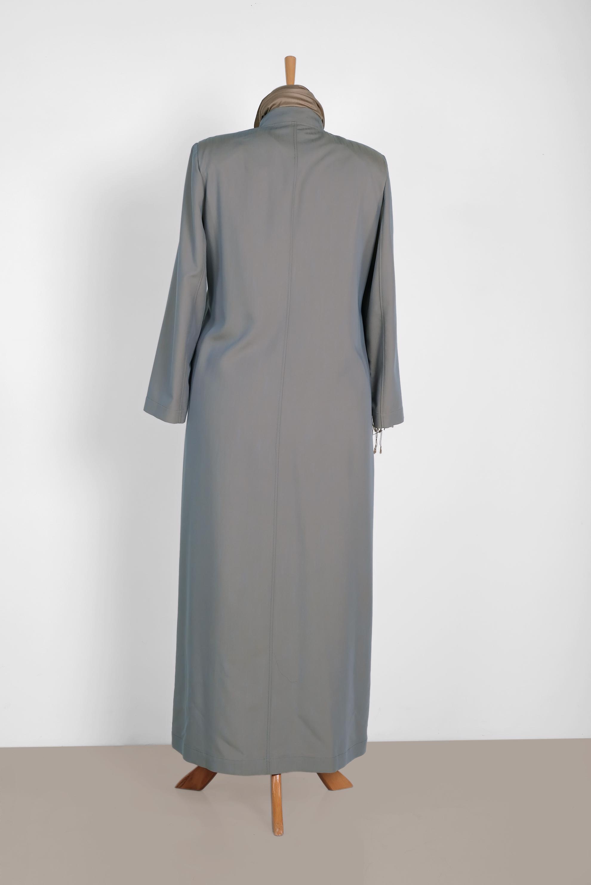 Tesettür giyim MAVİ 1059 17575 TENCEL PARDESÜ 46/54