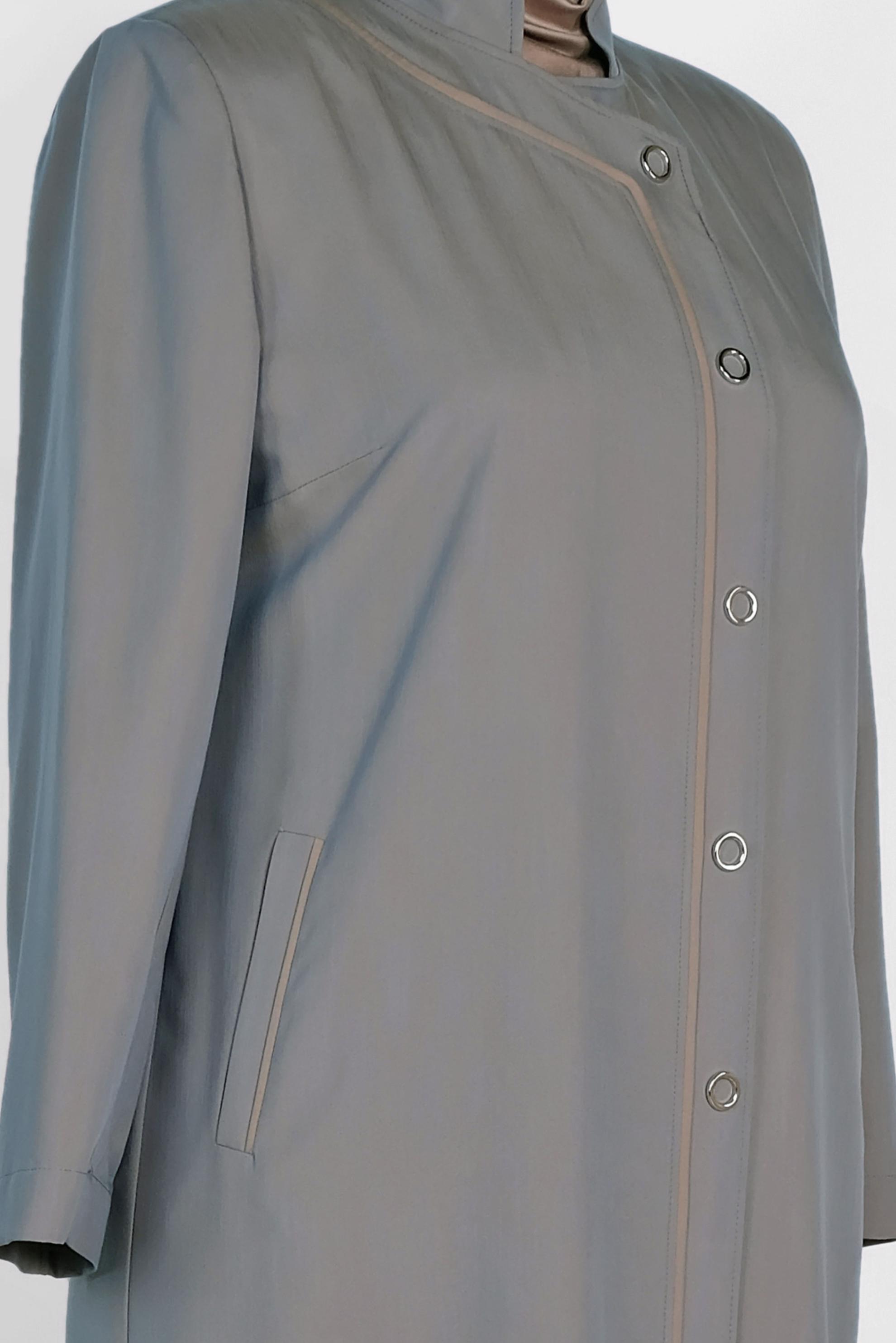 Tesettür giyim MAVİ 1059 17575 TENCEL PARDESÜ 46/54