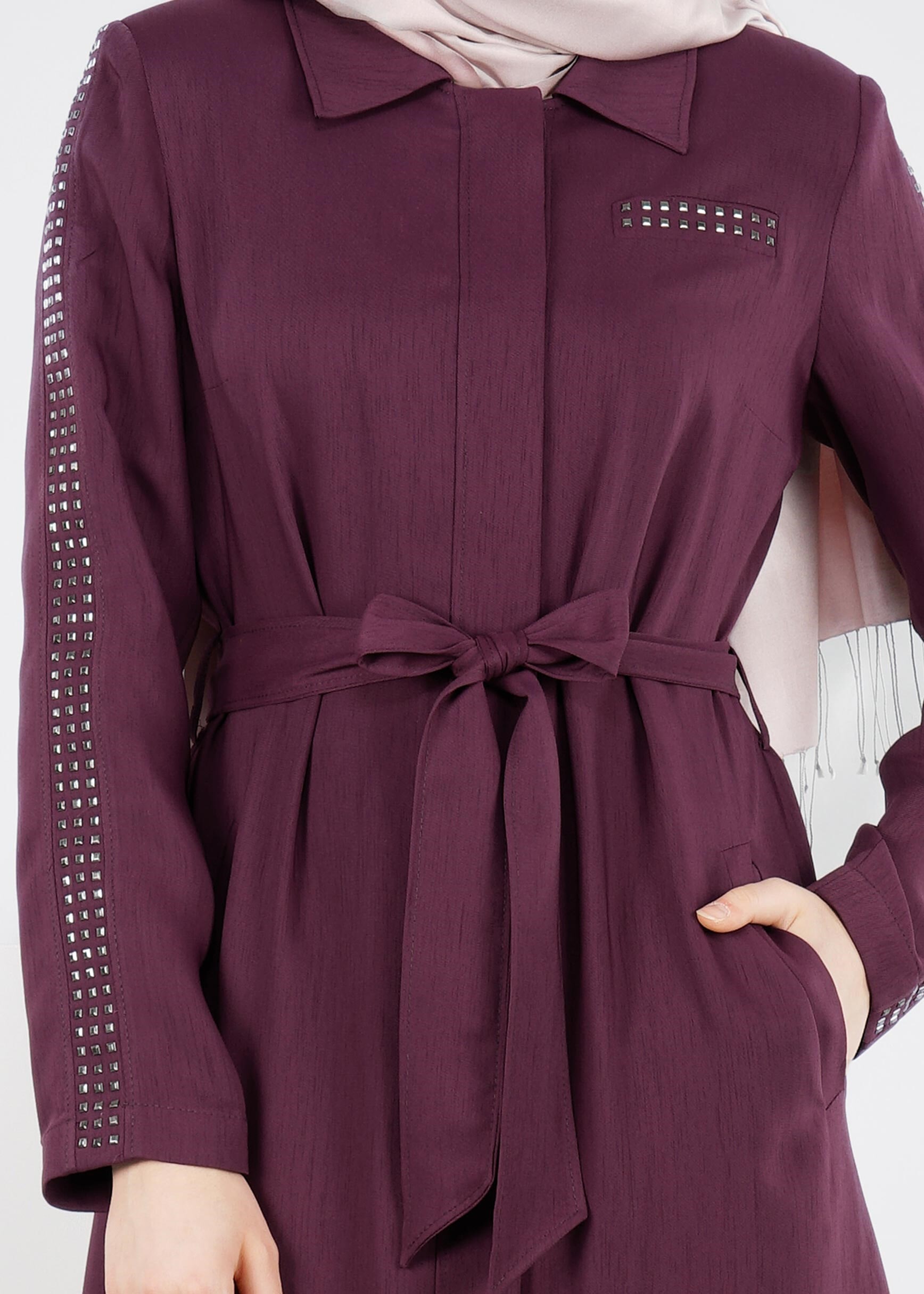 Tesettür giyim MÜRDÜM 1060 NEW DEFNE PARDESÜ 40/48 TEK38