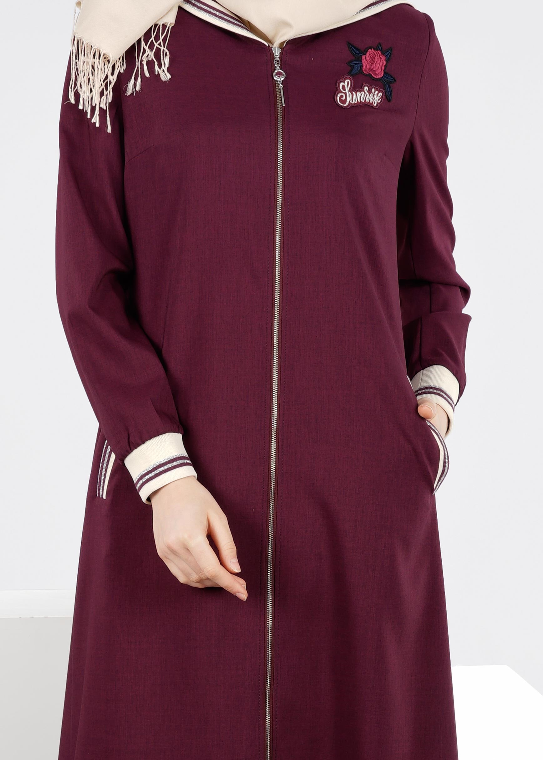 Tesettür giyim MÜRDÜM 1070 STİL 8563 PARDESÜ 38/44 TEK40