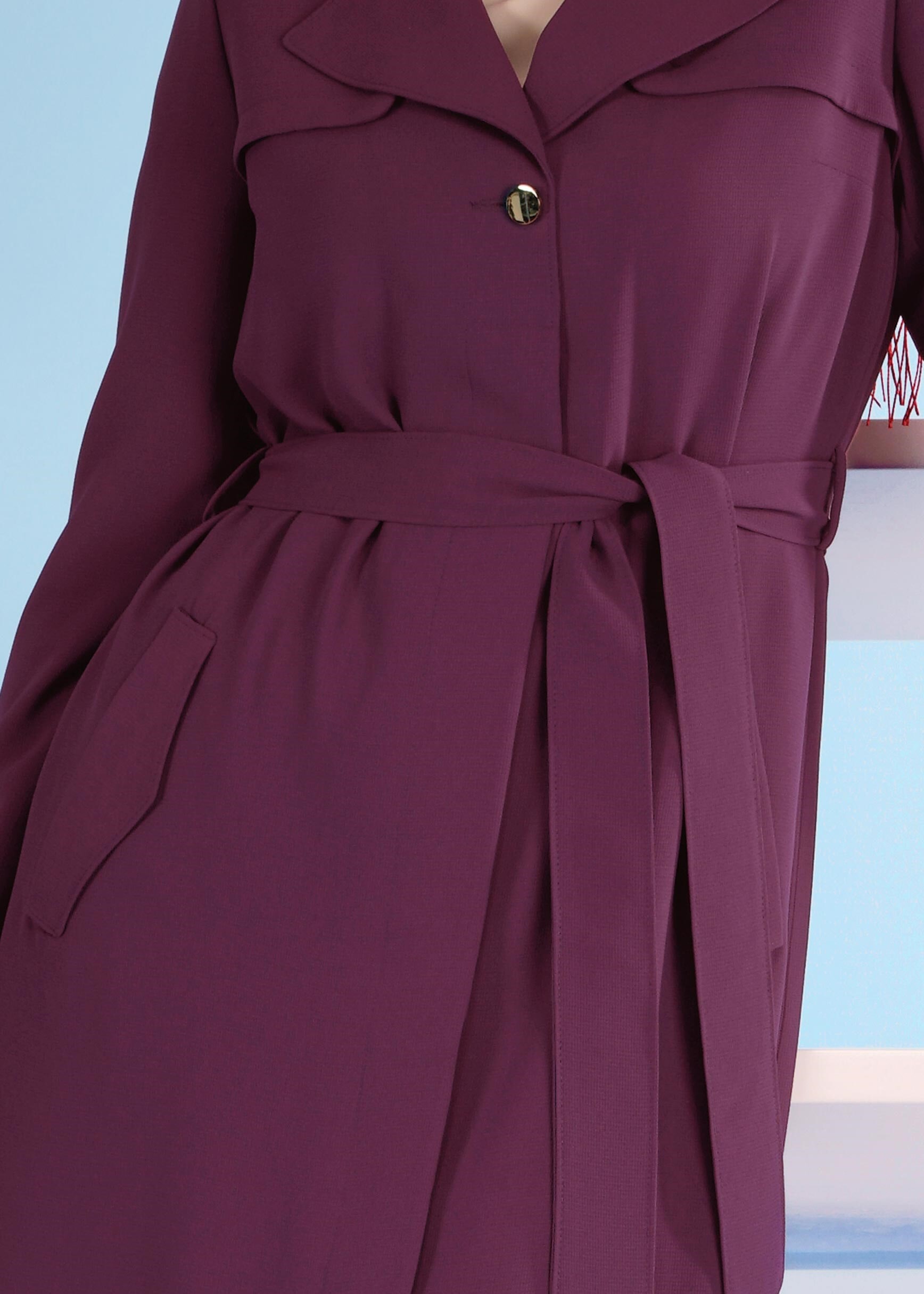 Tesettür giyim MÜRDÜM 1074 ELVAN 3731 PARDESÜ 38/44 TEK40