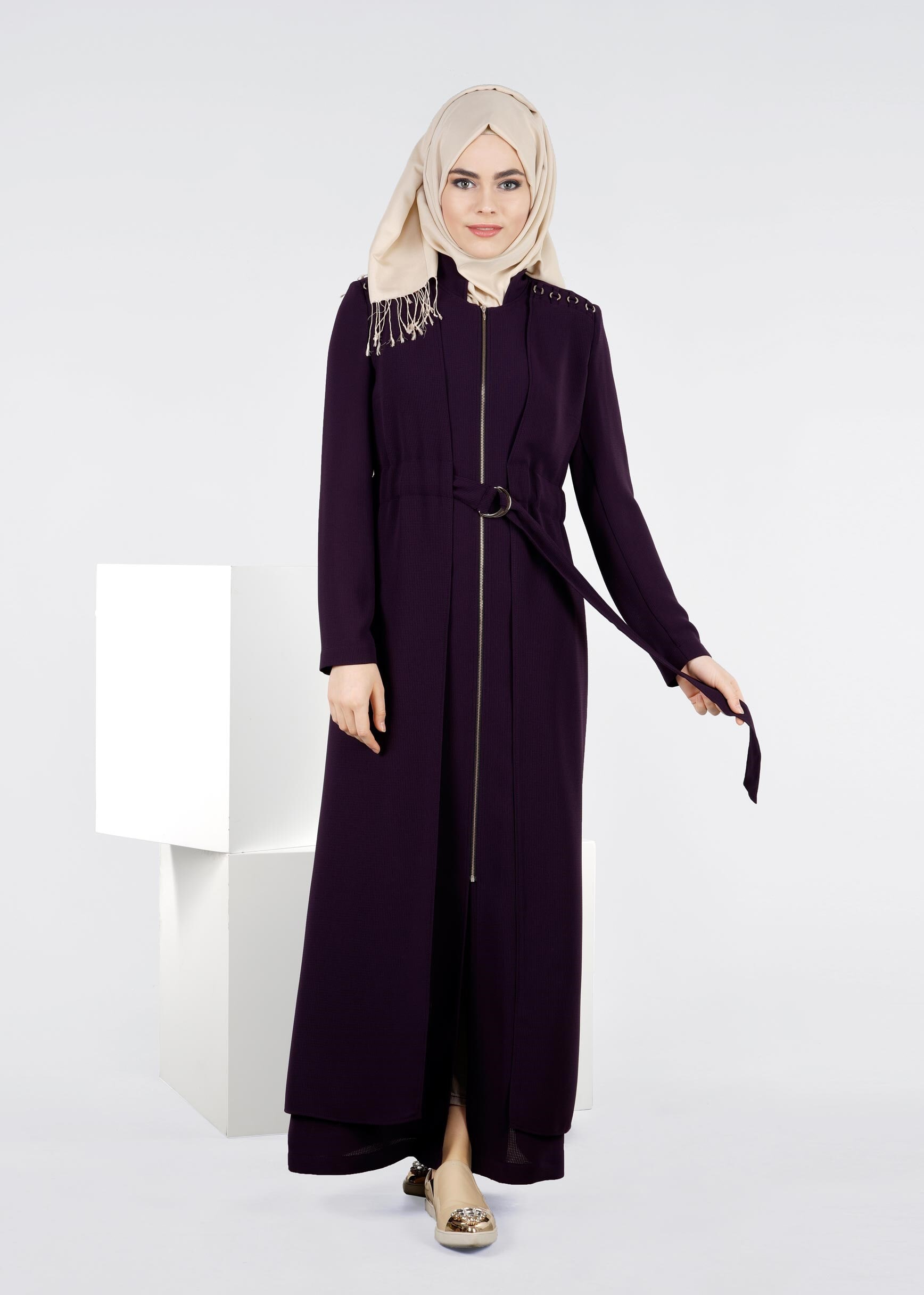 Tesettür giyim MOR 1077 ORLANDO PARDESÜ 38/46 TEK40