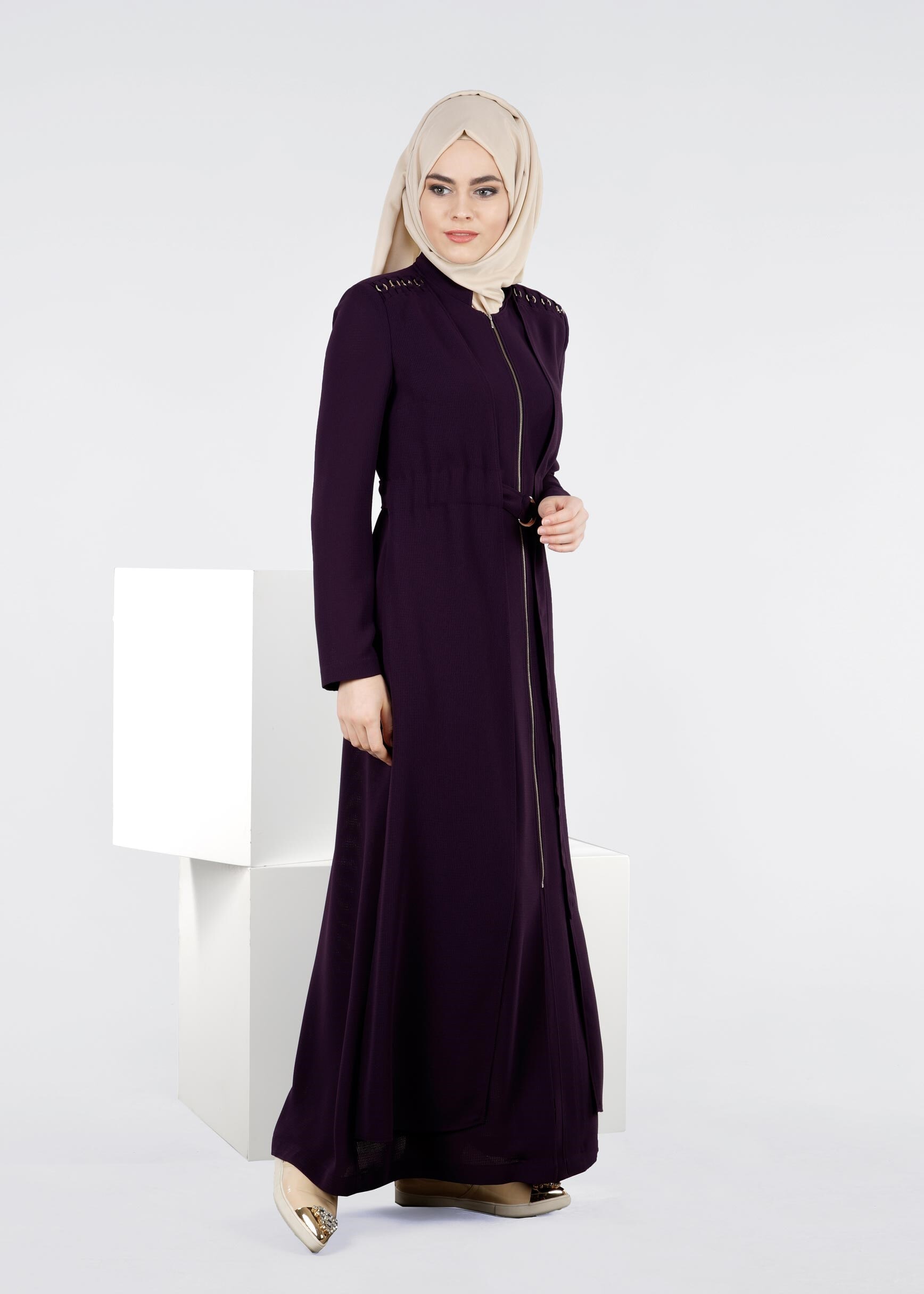 Tesettür giyim MOR 1077 ORLANDO PARDESÜ 38/46 TEK40