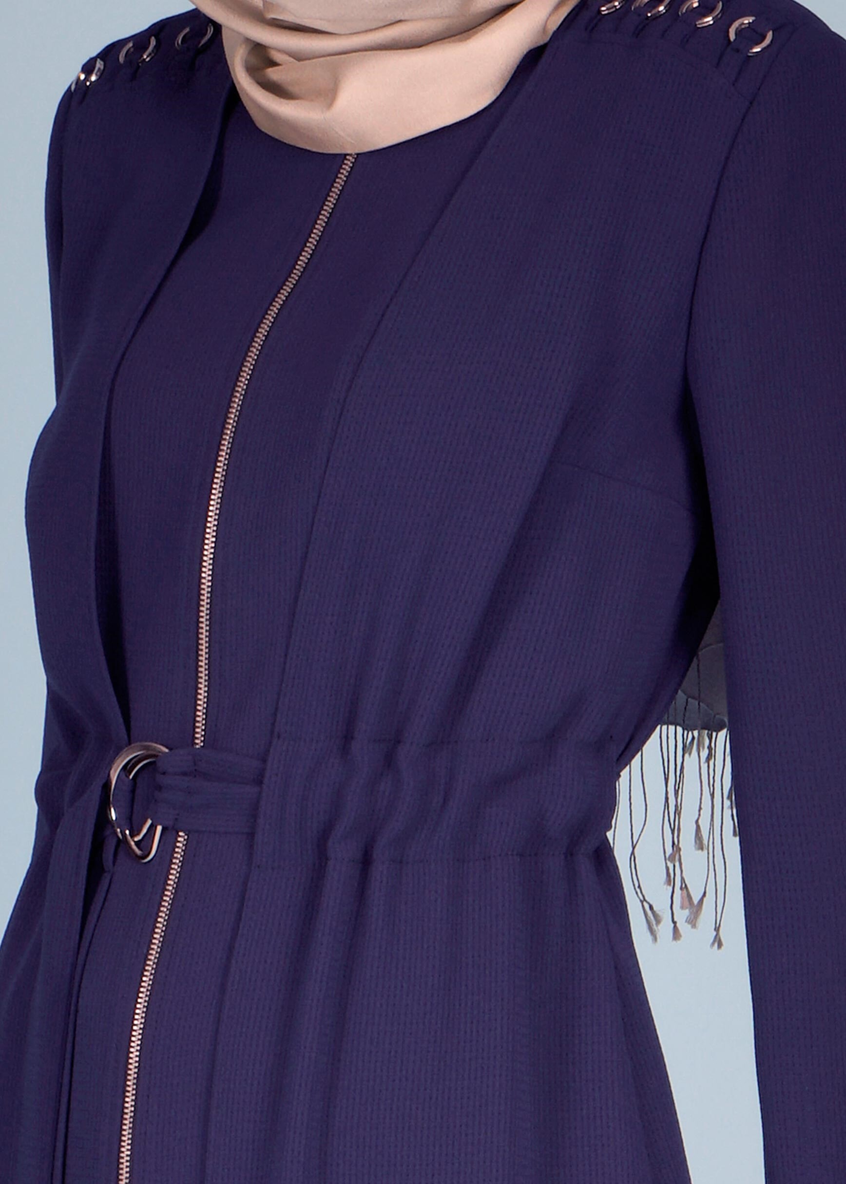 Tesettür giyim LACİVERT 1077 ORLANDO PARDESÜ 38/46 TEK40