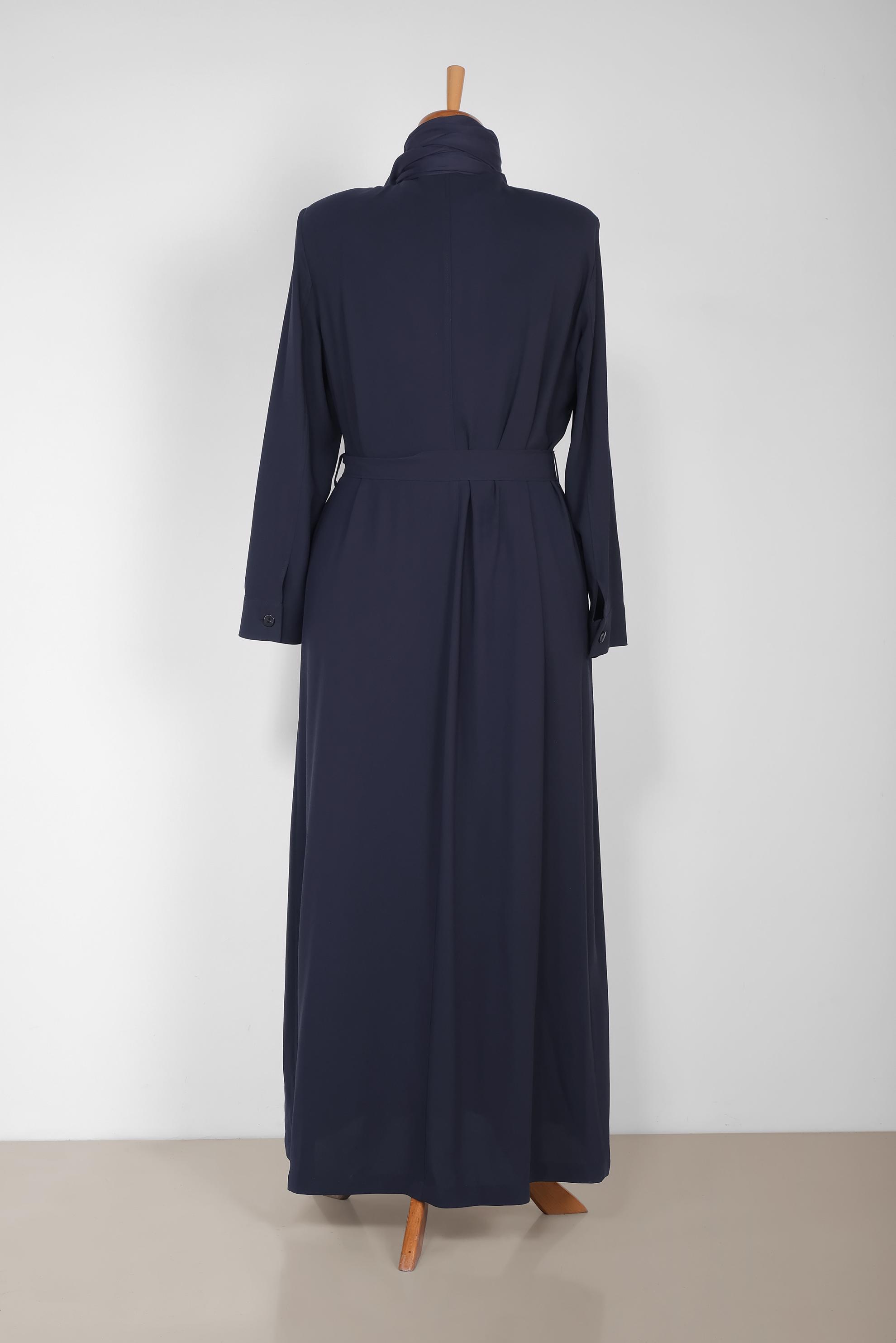 Tesettür giyim LACİVERT 1086 7515 PARDESÜ 42/50 TEK44