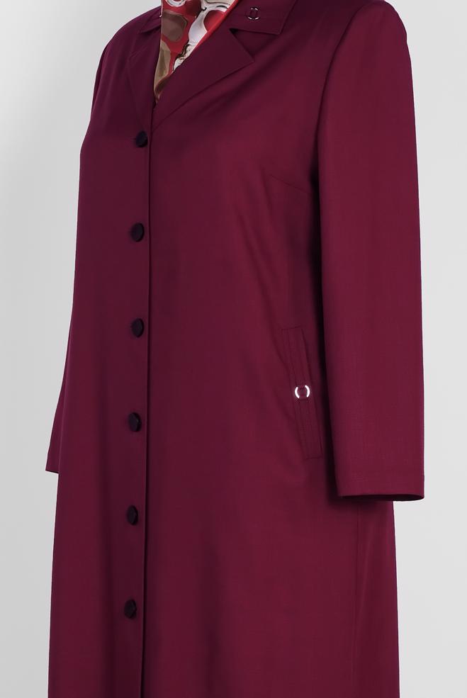 Vêtements hijab PRUNE 1093 NEW SHİNE PARDESÜ 46/56 TEK44 - ALVİNA