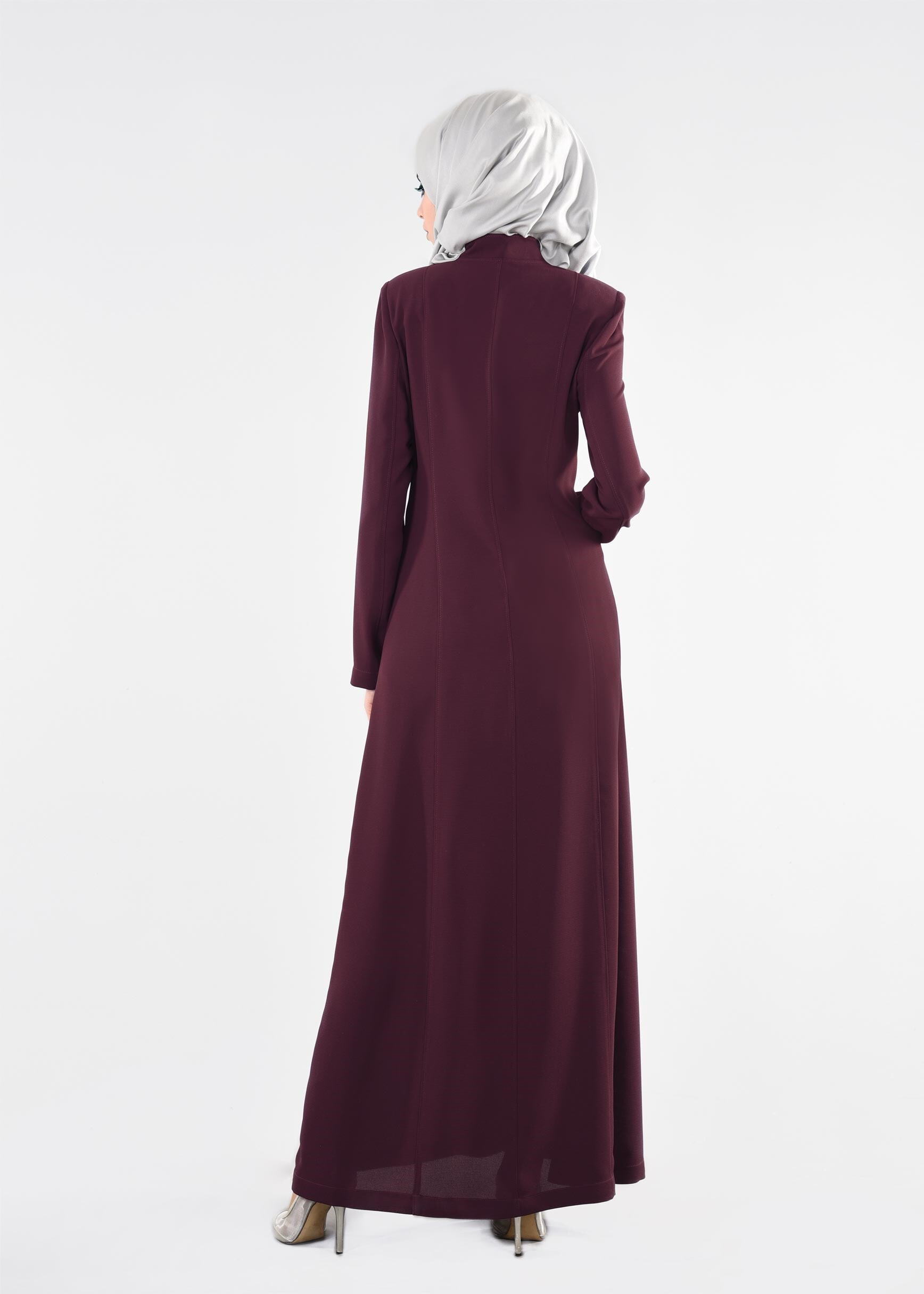 Tesettür giyim MÜRDÜM 1106 MİLAS PARDESÜ 40/48 TEK38