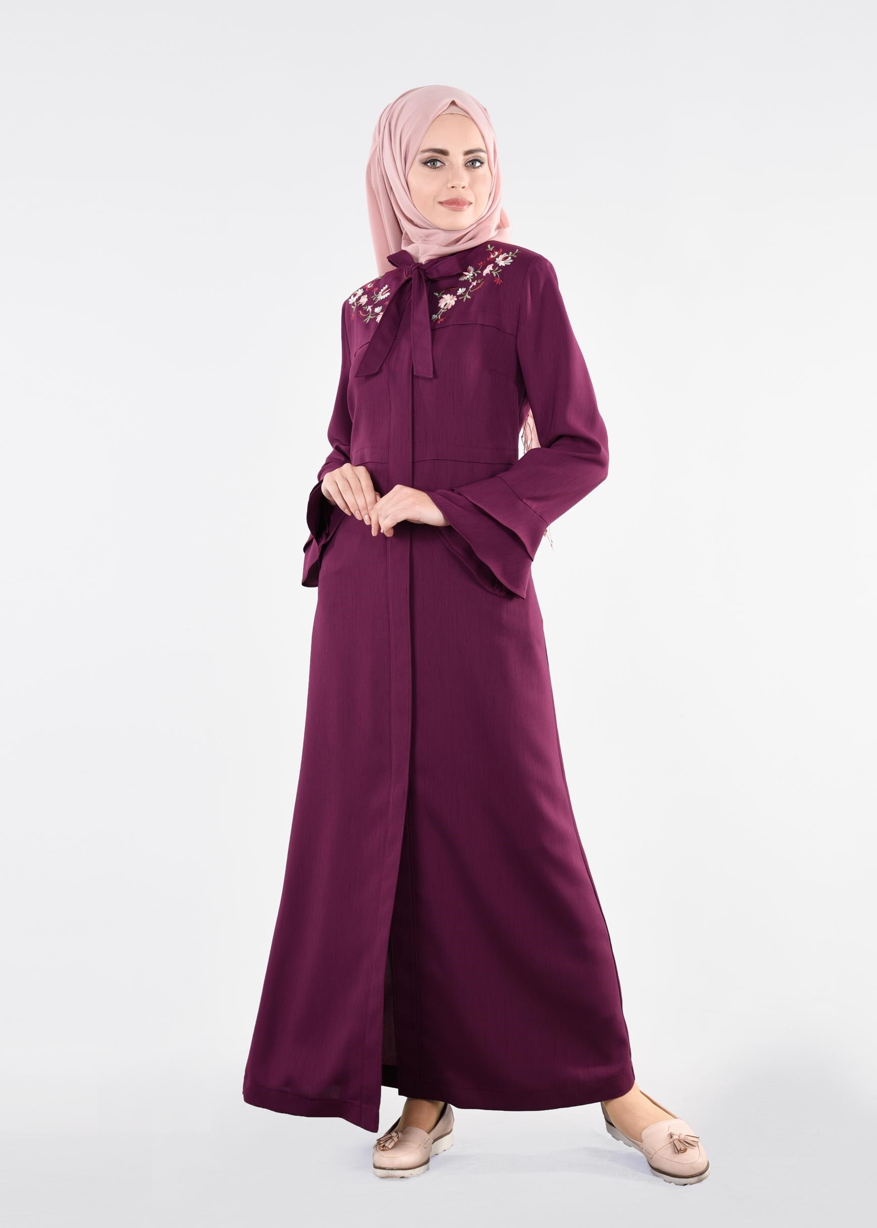 Tesettür giyim MÜRDÜM 1107 NEW DEFNE PARDESÜ 40/46 TEK38