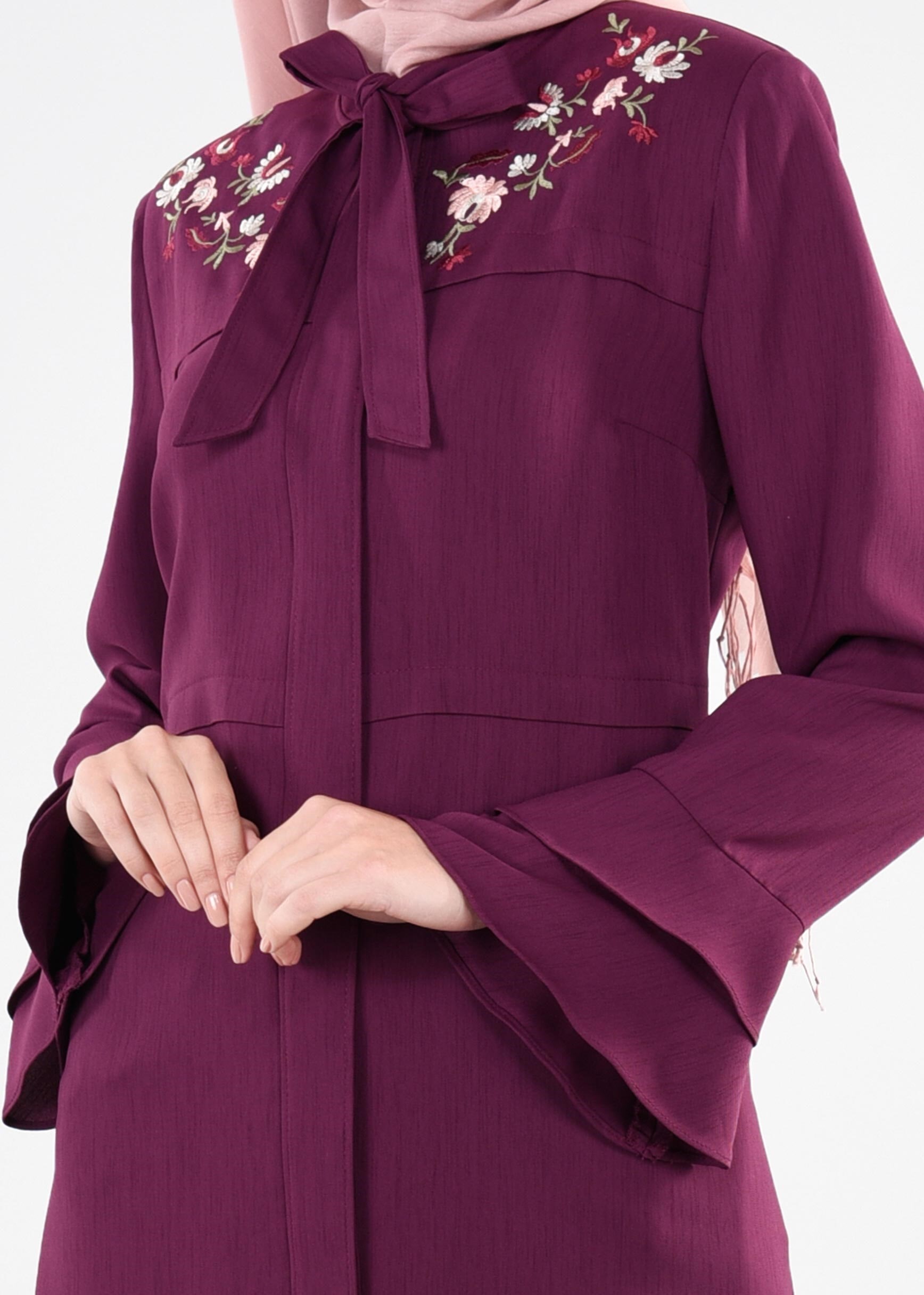 Tesettür giyim MÜRDÜM 1107 NEW DEFNE PARDESÜ 40/46 TEK38