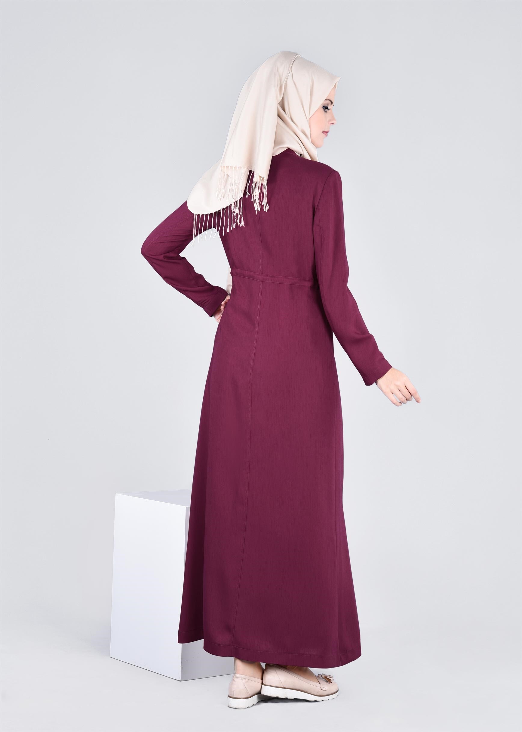 Tesettür giyim MOR 1111 NEW DEFNE PARDESÜ 38/46