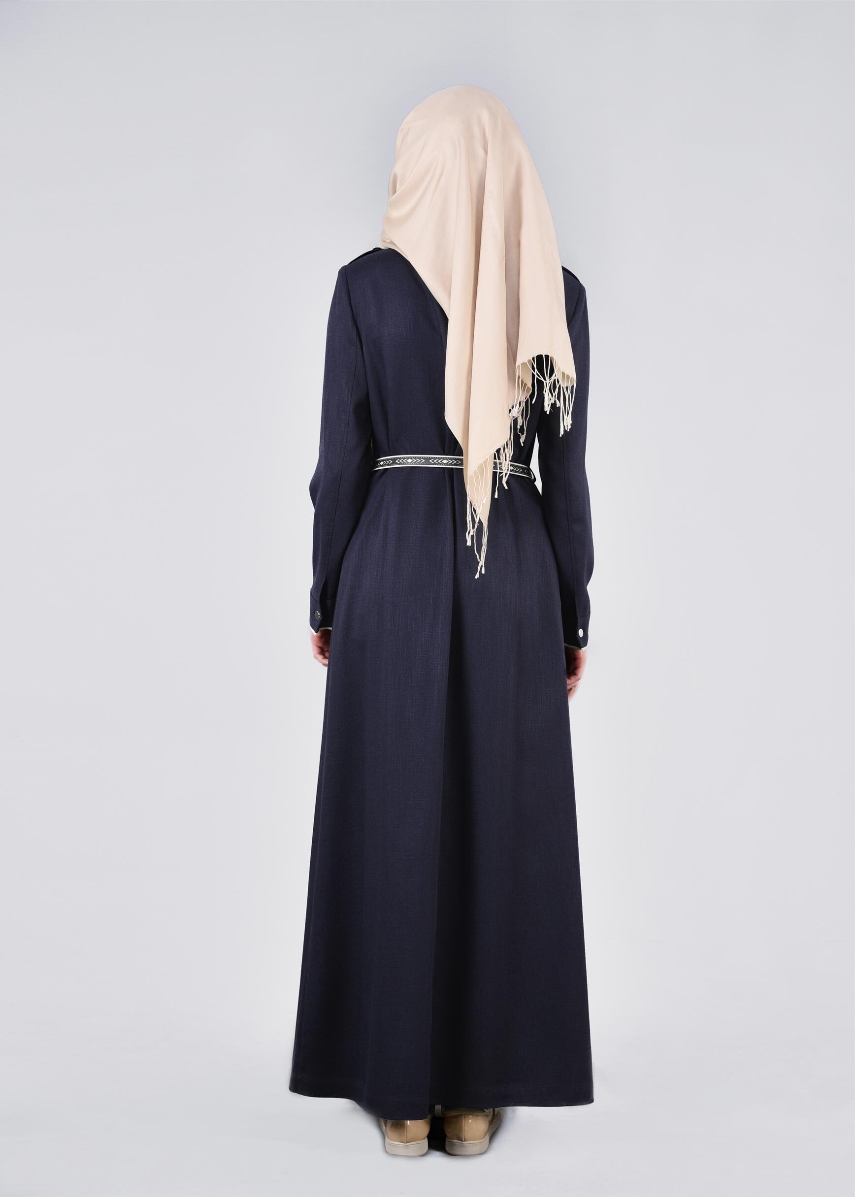 Tesettür giyim LACİVERT 1112 DERİN 8169 PARDESÜ 38/46 TEK40