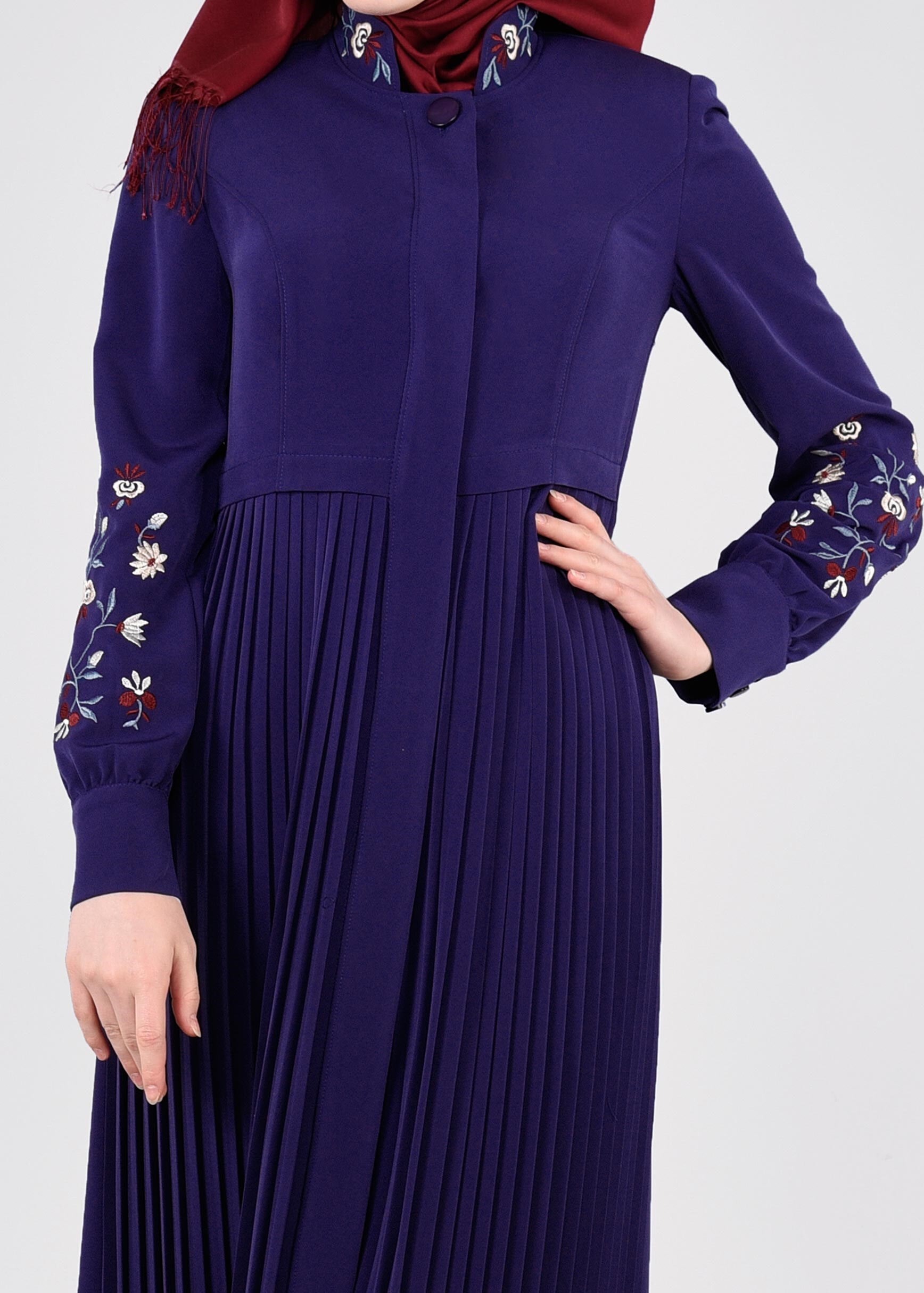 Tesettür giyim LACİVERT 1123 NEW LOREN PARDESÜ 38/44 TEK40