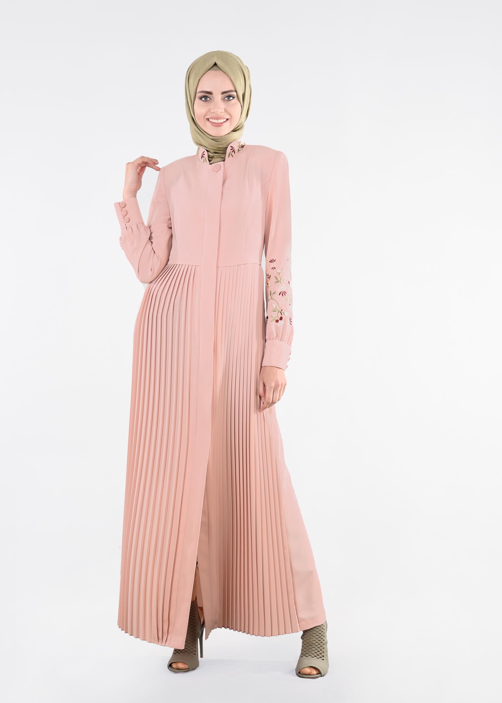 Tesettür giyim PUDRA 1123 NEW LOREN PARDESÜ 38/44 TEK40