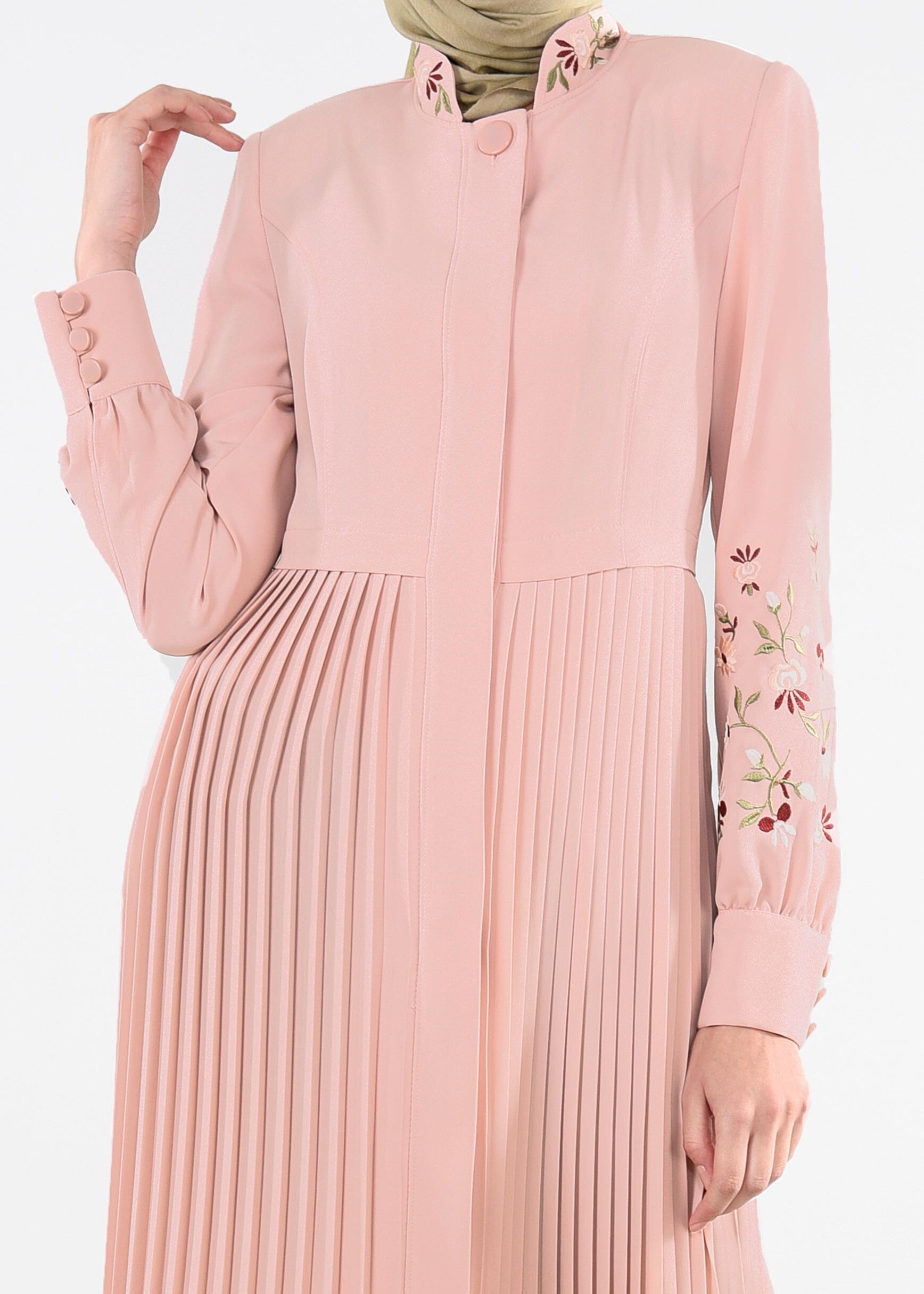 Tesettür giyim PUDRA 1123 NEW LOREN PARDESÜ 38/44 TEK40