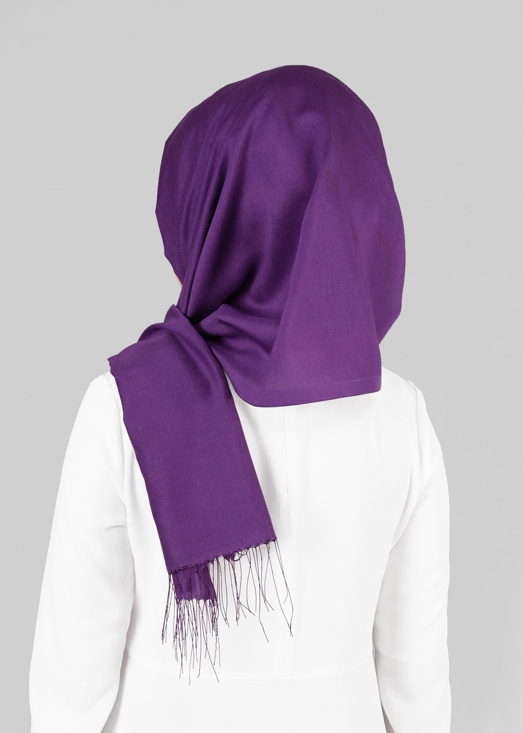 Tesettür giyim MOR 9832 ALVİNA KETEN ŞAL ŞAL