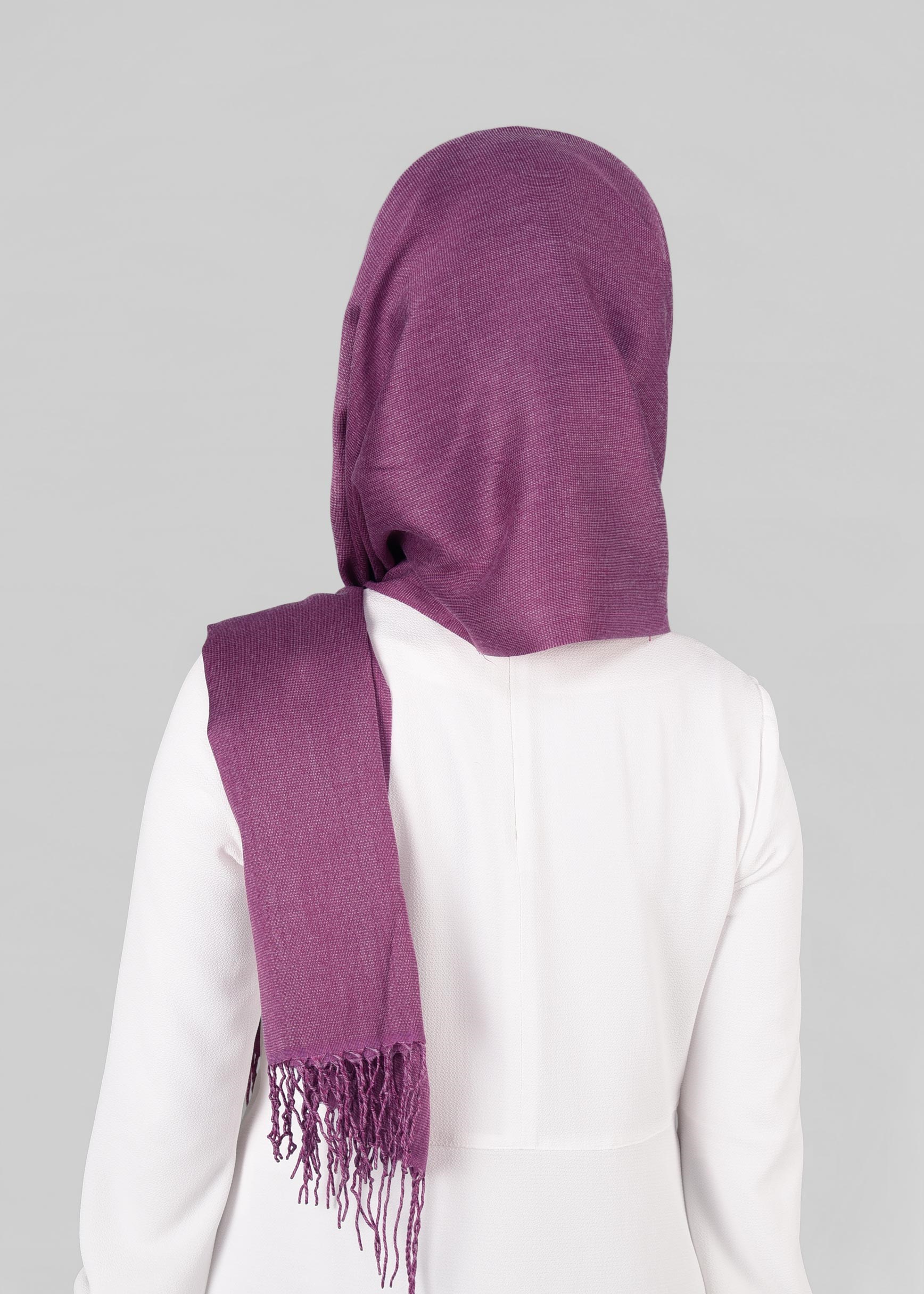 Tesettür giyim MOR 9834 ALVİNA  KIRÇILLI ŞAL