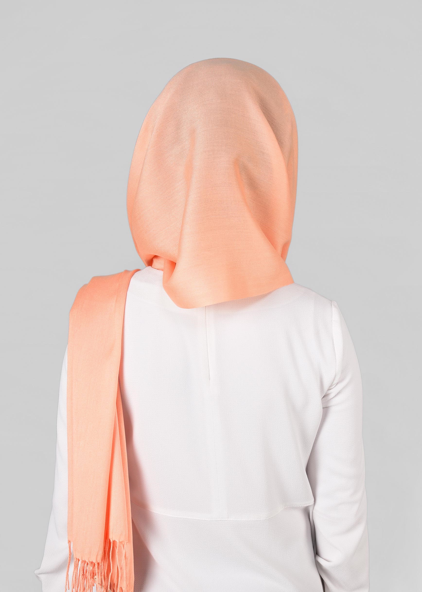 Tesettür giyim PUDRA 9834 ALVİNA  KIRÇILLI ŞAL