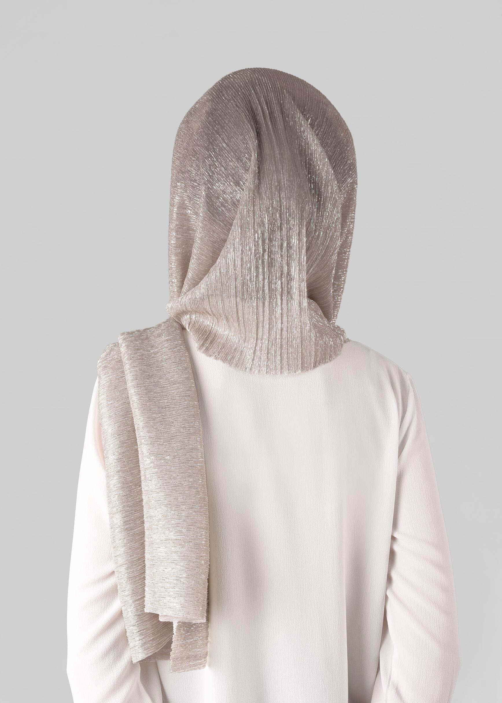 Tesettür giyim VİZON 9871 ALVİNA  SİMLİ CRİTİNA ŞAL