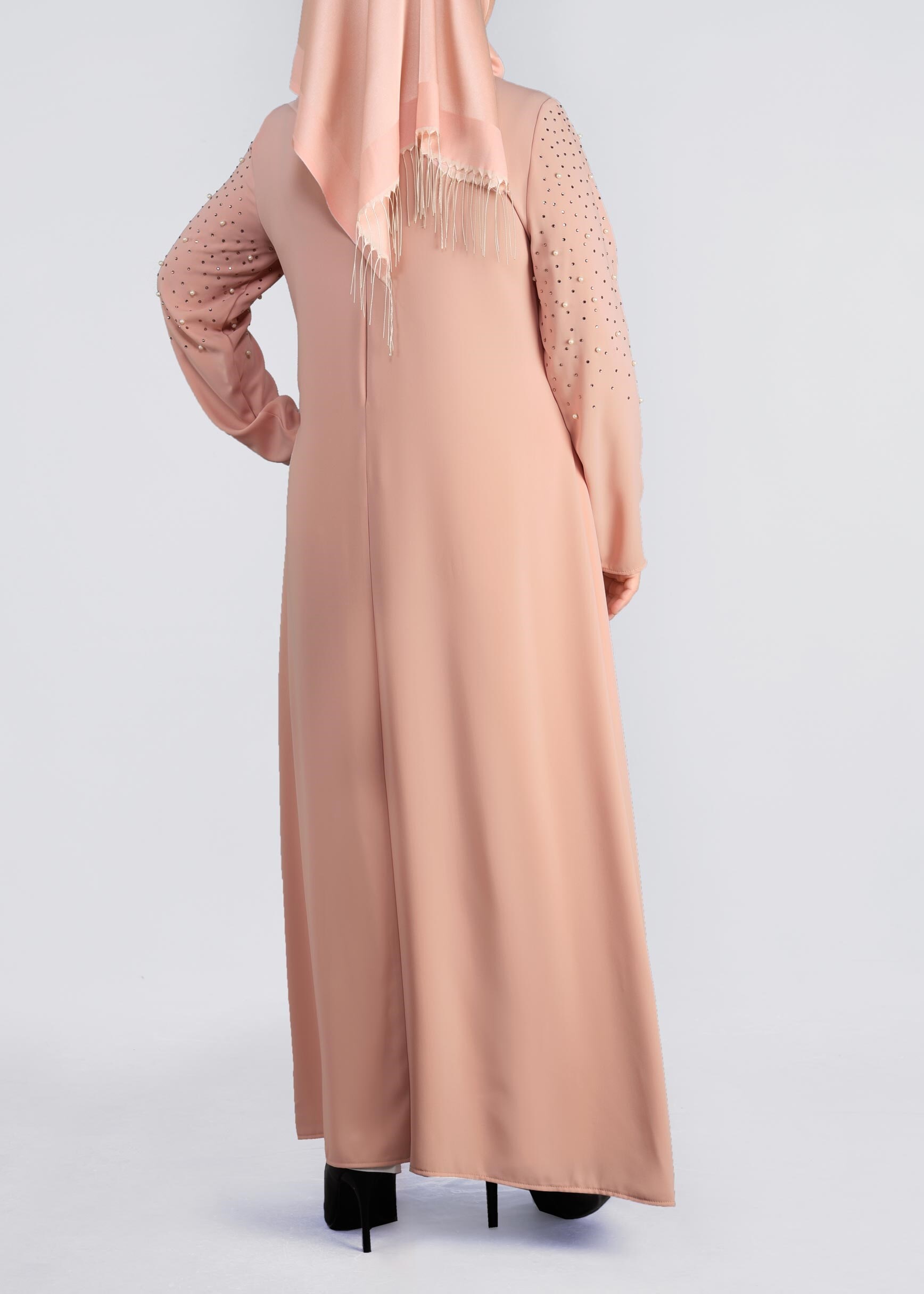 Tesettür giyim PUDRA 3374E VİRONA 2′Lİ ETEKLİ TAKIM 42/48 TEK40