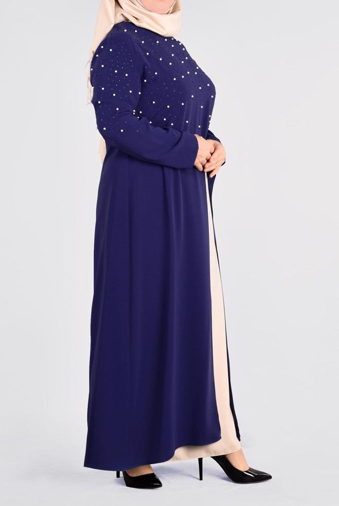 Tesettür giyim LACİVERT 3374E VİRONA 2′Lİ ETEKLİ TAKIM 42/48 TEK40 - ALVİNA