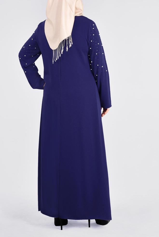 Tesettür giyim LACİVERT 3374E VİRONA 2′Lİ ETEKLİ TAKIM 42/48 TEK40 - ALVİNA