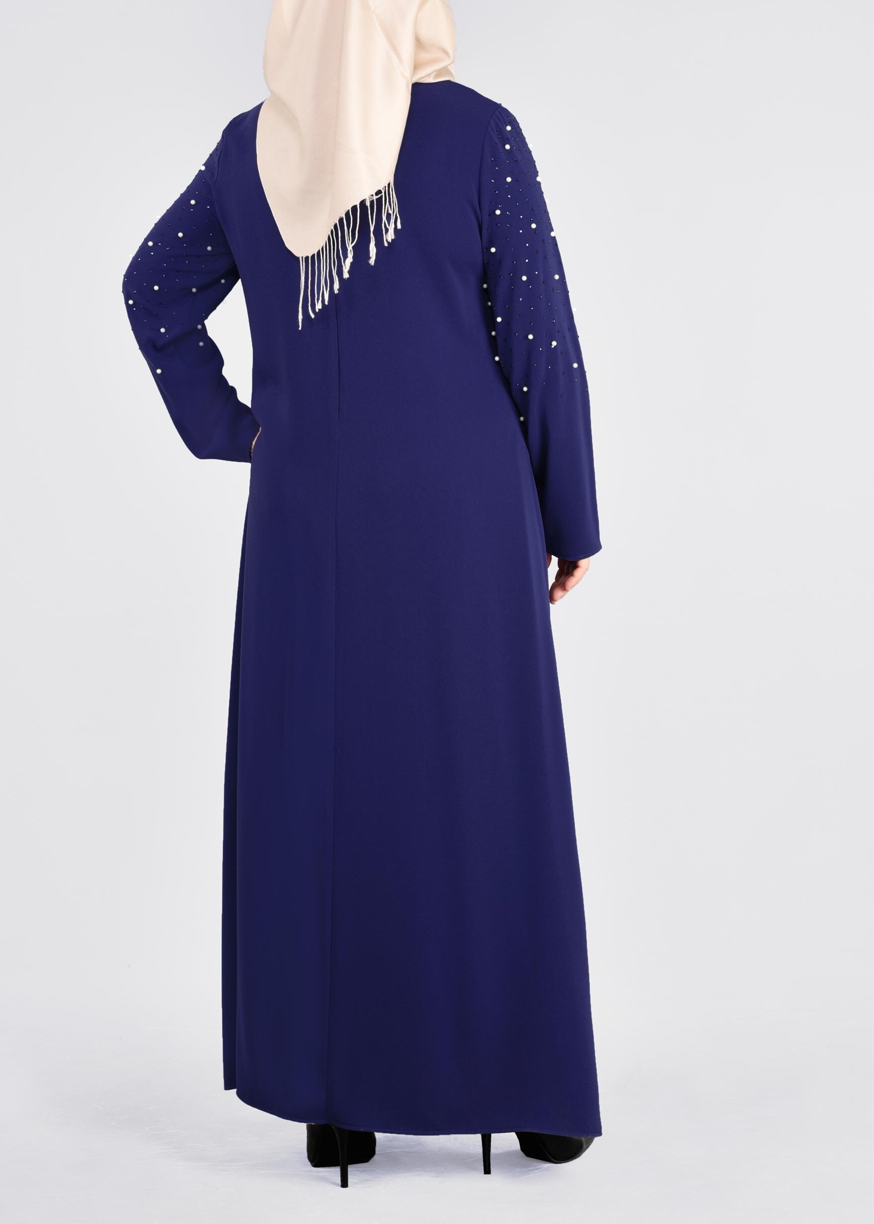 Tesettür giyim LACİVERT 3374E VİRONA 2′Lİ ETEKLİ TAKIM 42/48 TEK40