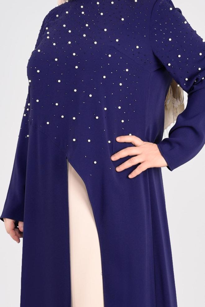 Tesettür giyim LACİVERT 3374E VİRONA 2′Lİ ETEKLİ TAKIM 42/48 TEK40 - ALVİNA