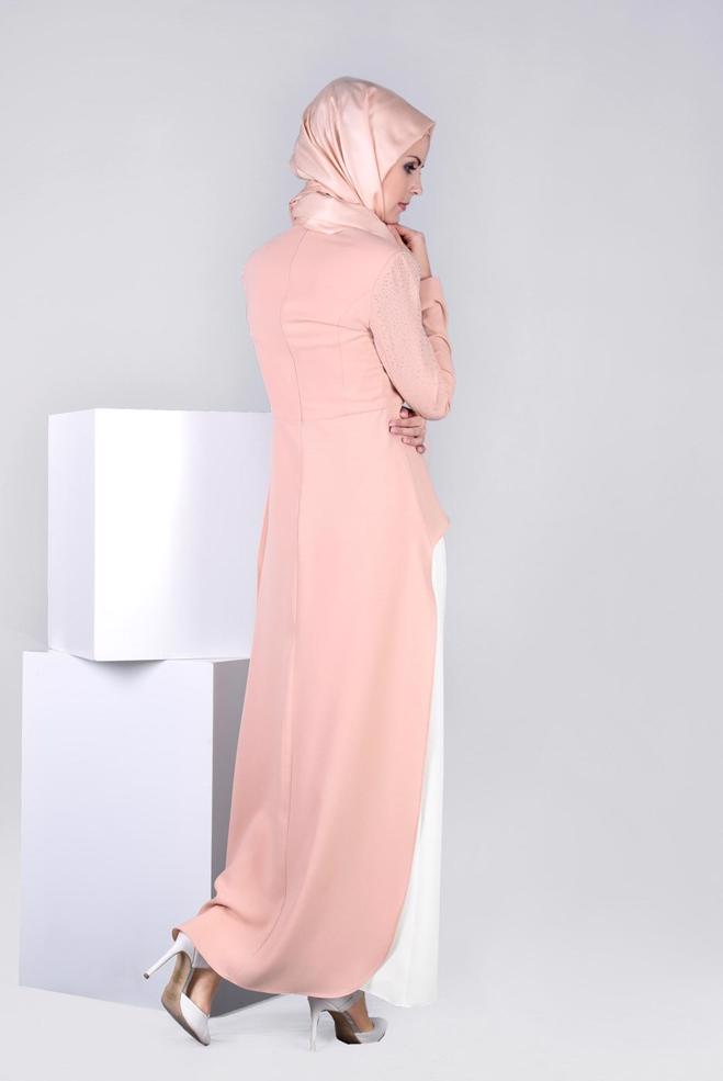 Hijab clothing POWDER 3385 ASLI 5929 2&prime;Lİ ELBİSELİ TAKIM 38/44 TEK42 - ALVİNA