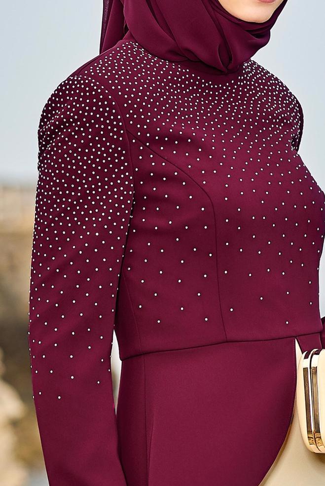 Hijab clothing DAMSON 3385 ASLI 5929 2&prime;Lİ ELBİSELİ TAKIM 38/44 TEK42 - ALVİNA