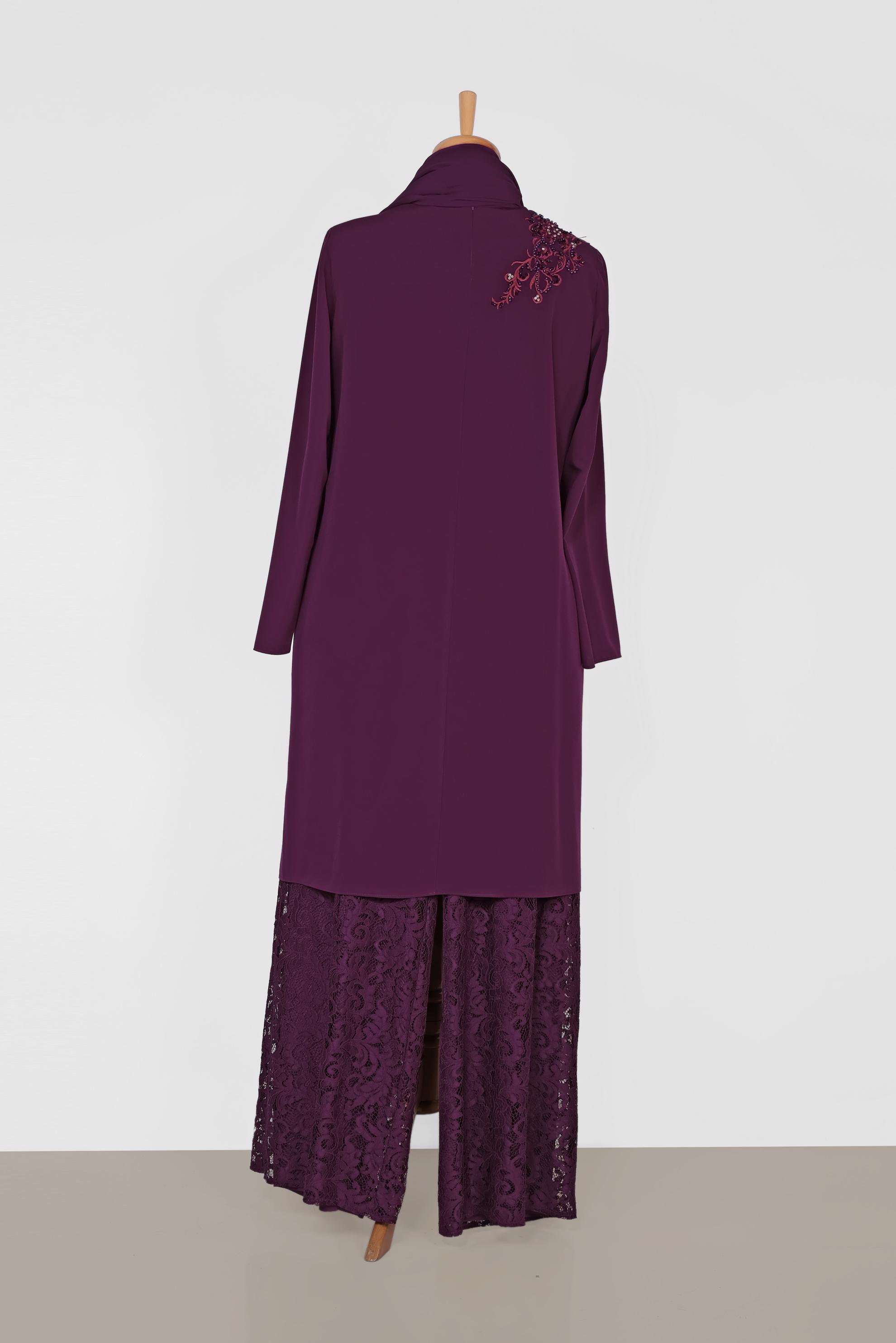 Tesettür giyim MOR 3364P NEW LOREN 2&prime;Lİ PANT.TAKIM 42/48 TEK40