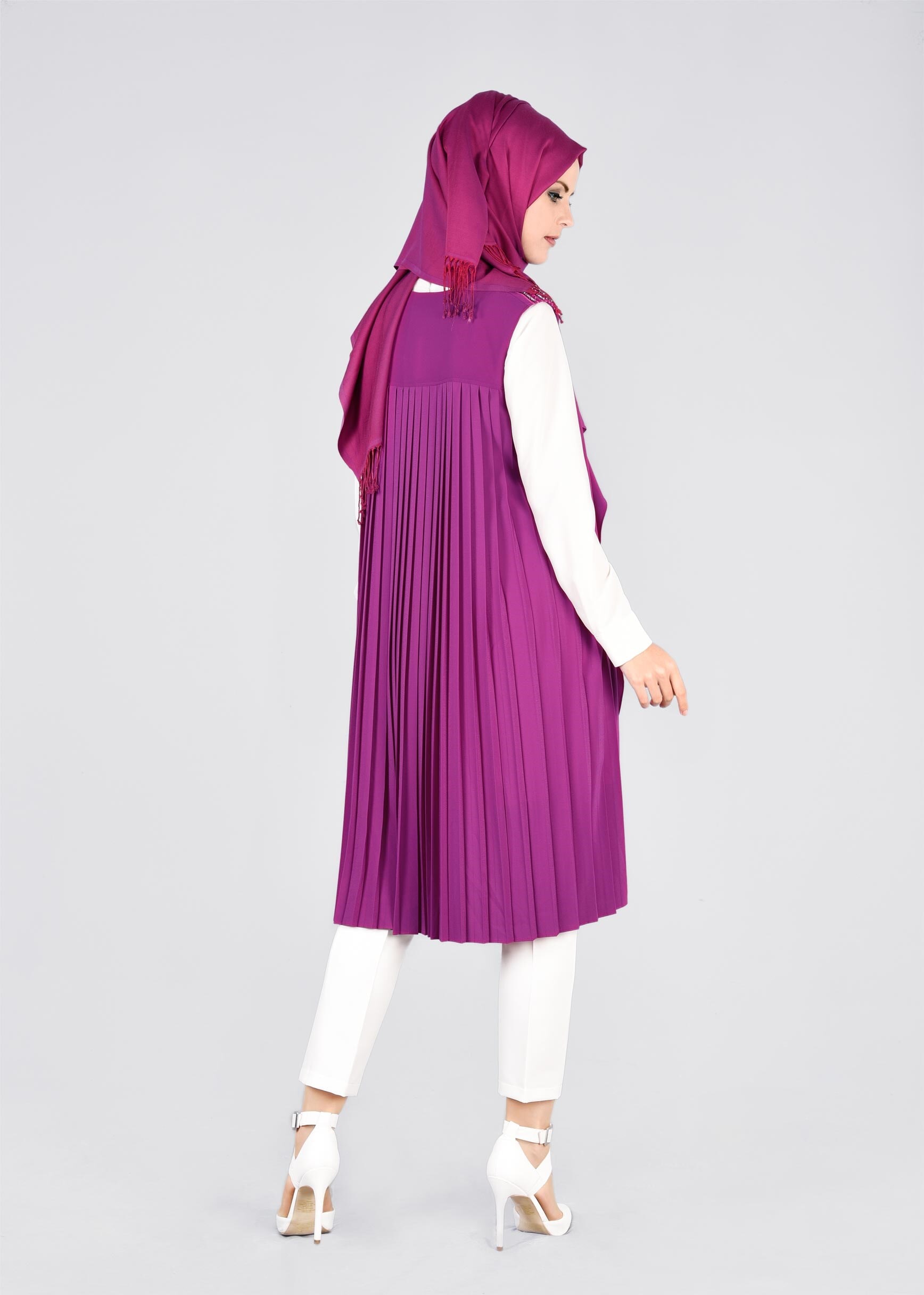 Tesettür giyim MOR 3365P CRİSS 3&prime;LÜ PANT.TAKIM 38/44 TEK40