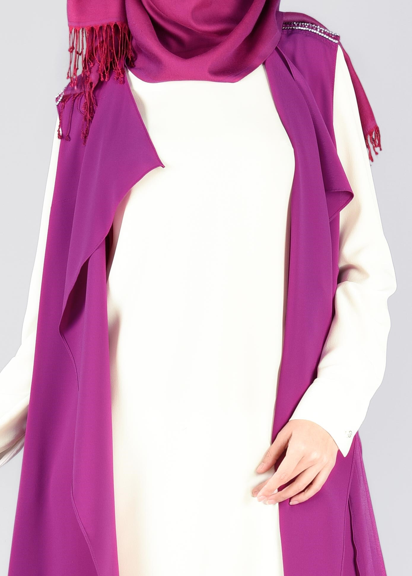 Tesettür giyim MOR 3365P CRİSS 3&prime;LÜ PANT.TAKIM 38/44 TEK40