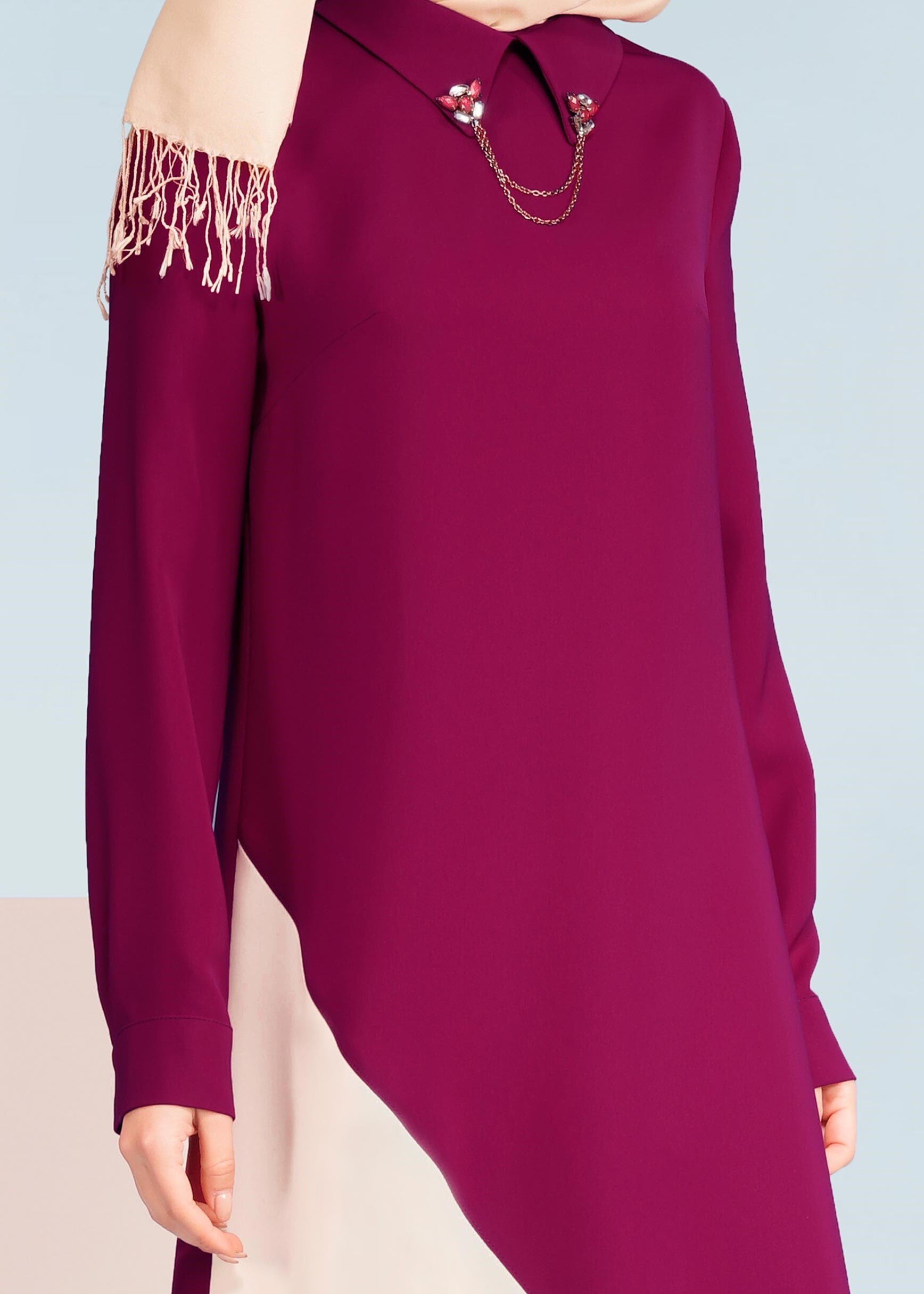 Tesettür giyim MOR 3368P KİWON 2&prime;Lİ PANT.TAKIM 38/46 TEK40