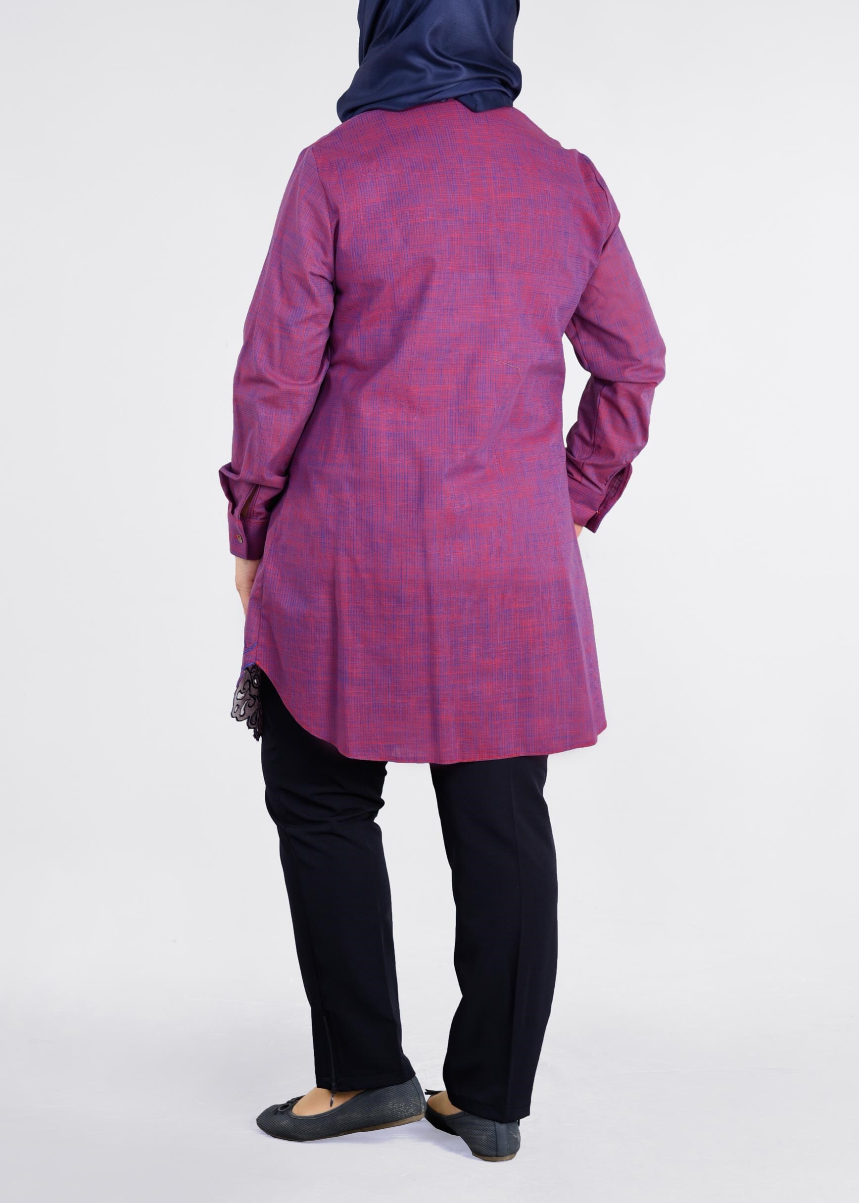 Tesettür giyim LACİVERT 2719 2812 TUNİK 42/48 TEK42