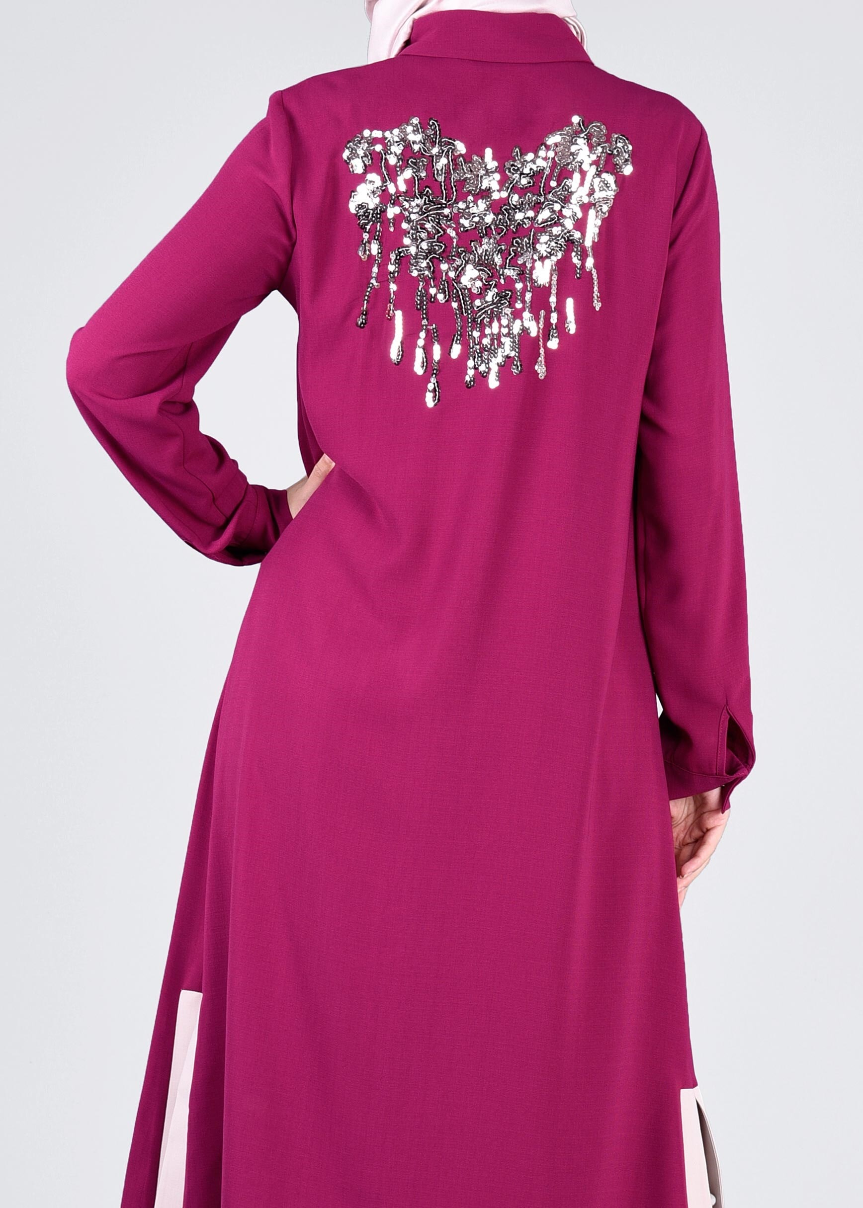 Tesettür giyim FUŞYA 4082 7785 TESETTÜR TUNİK 40/48 TEK38