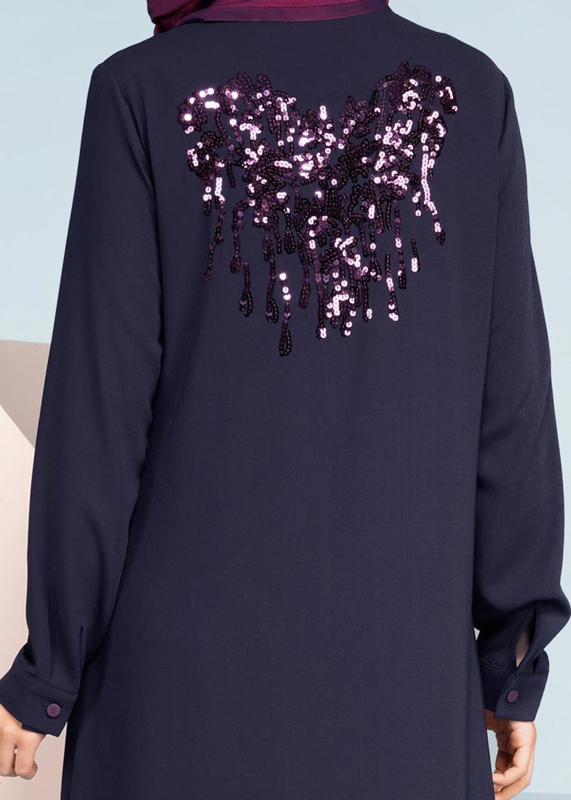 Tesettür giyim LACİVERT 4082 7785 TESETTÜR TUNİK 40/48 TEK38