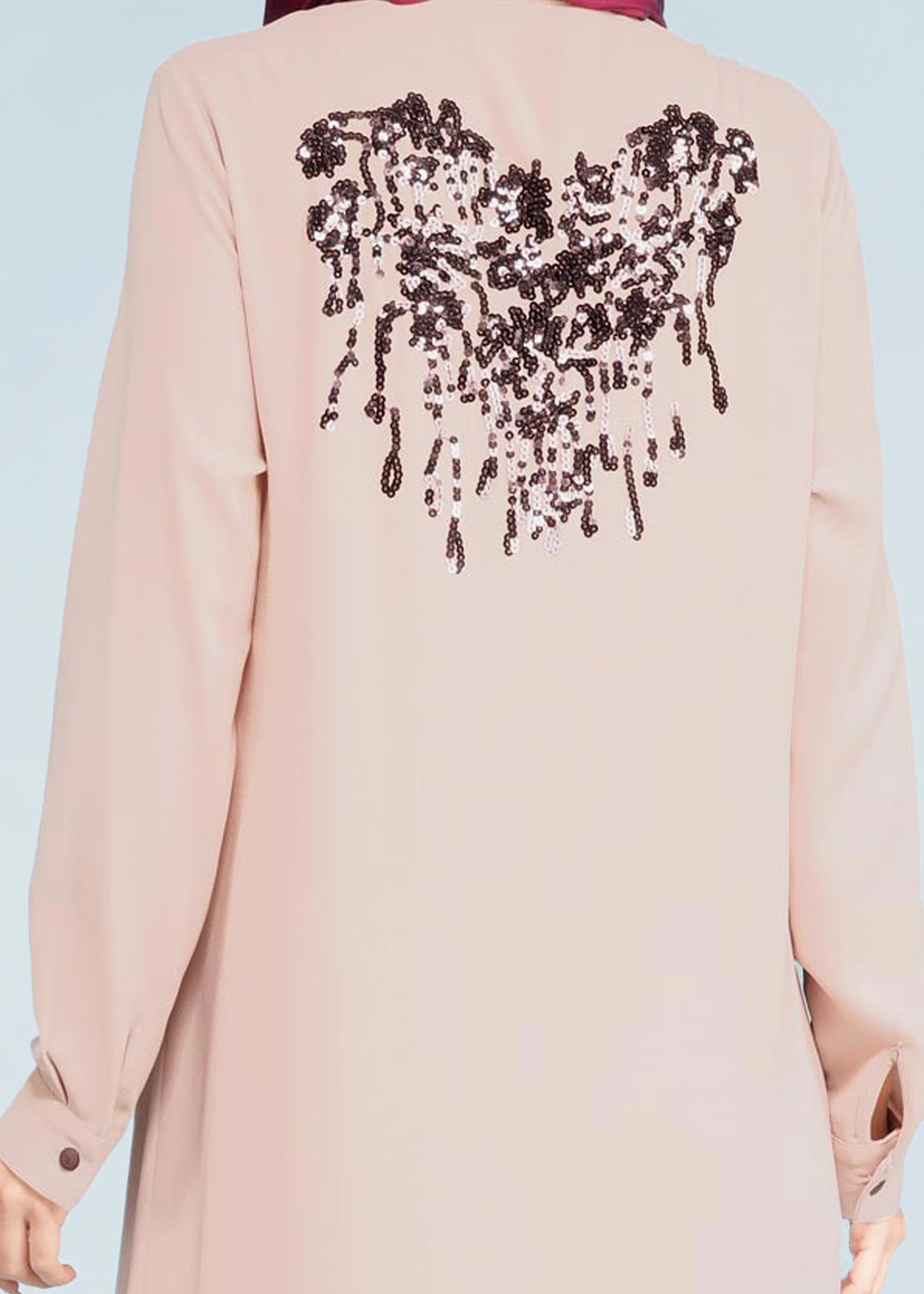 Tesettür giyim BEJ 4082 7785 TESETTÜR TUNİK 40/48 TEK38