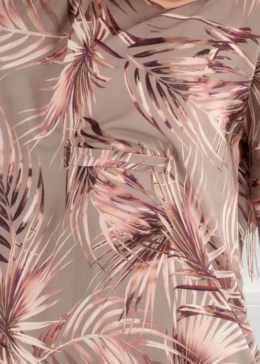 Tesettür giyim GRİ 4083 KOBE 23162 TUNİK 38/44 TEK40