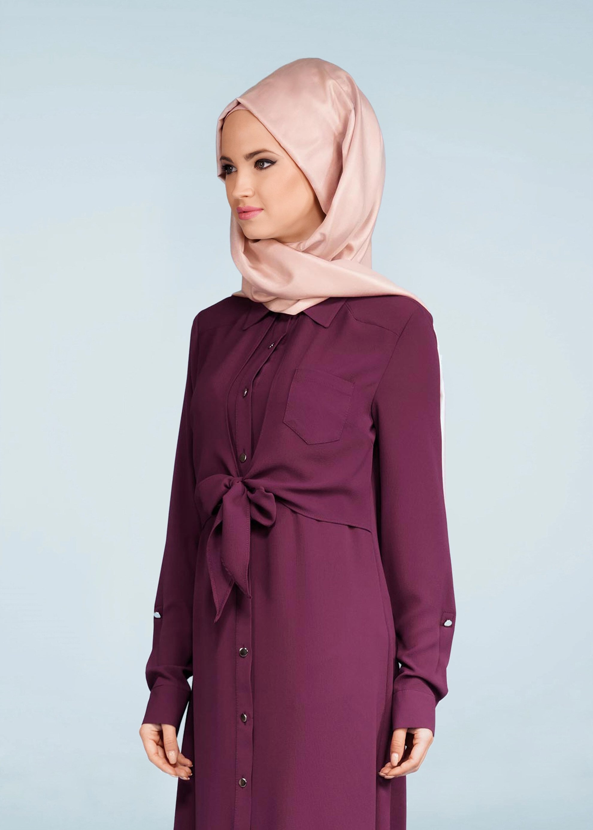 Tesettür giyim MÜRDÜM 4084 NİŞANTAŞI TESETTÜR TUNİK 38/44 TEK40