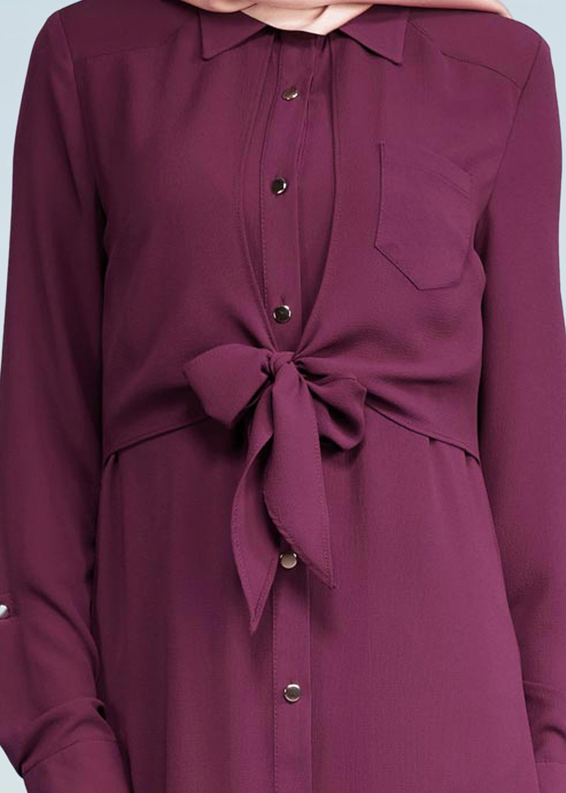 Tesettür giyim MÜRDÜM 4084 NİŞANTAŞI TESETTÜR TUNİK 38/44 TEK40